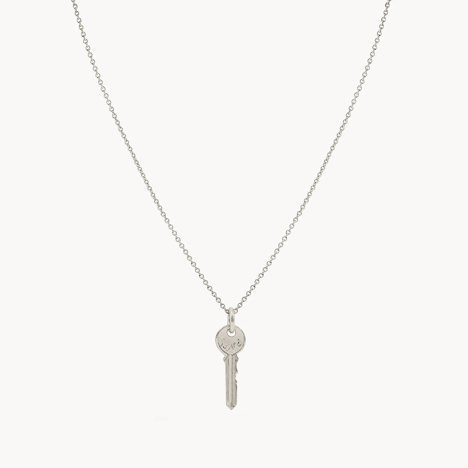 Sterling Silver Avata Key Charm - Elegant & Durable Keychain for Women, Perfect for Gifts, Home, Office & Travel Accessories
