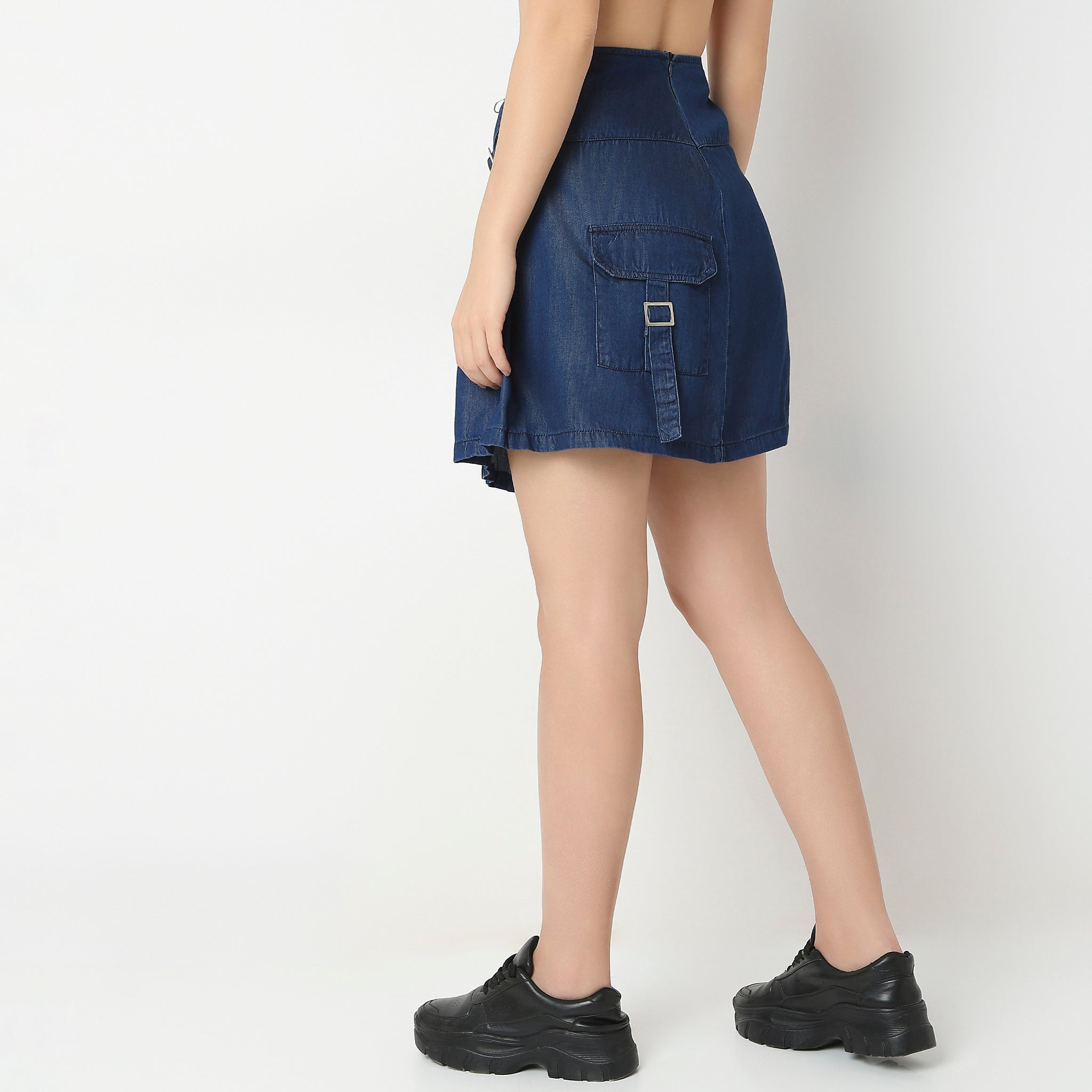 High Waist Skirts for Women - LSK00116 A-Line Flowy Midi Skirt, Perfect for Office, Party & Casual Wear