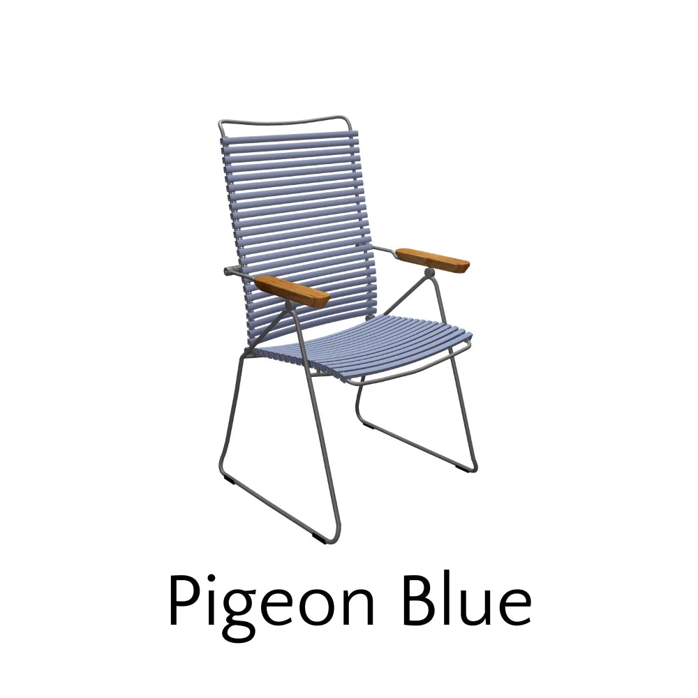 CLICK Outdoor Folding Camping Chair - Portable Lightweight Adjustable Reclining Lawn Chair for Beach, Picnic, Backyard, and Travel - Perfect for Relaxing Outdoors