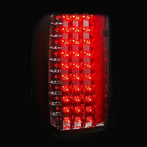 Smoke LED Tail Lights Assembly Set for Cadillac Escalade - Left & Right Pair Replacement - Durable, Waterproof, Easy Installation - Perfect for Night Driving & Car Customization
