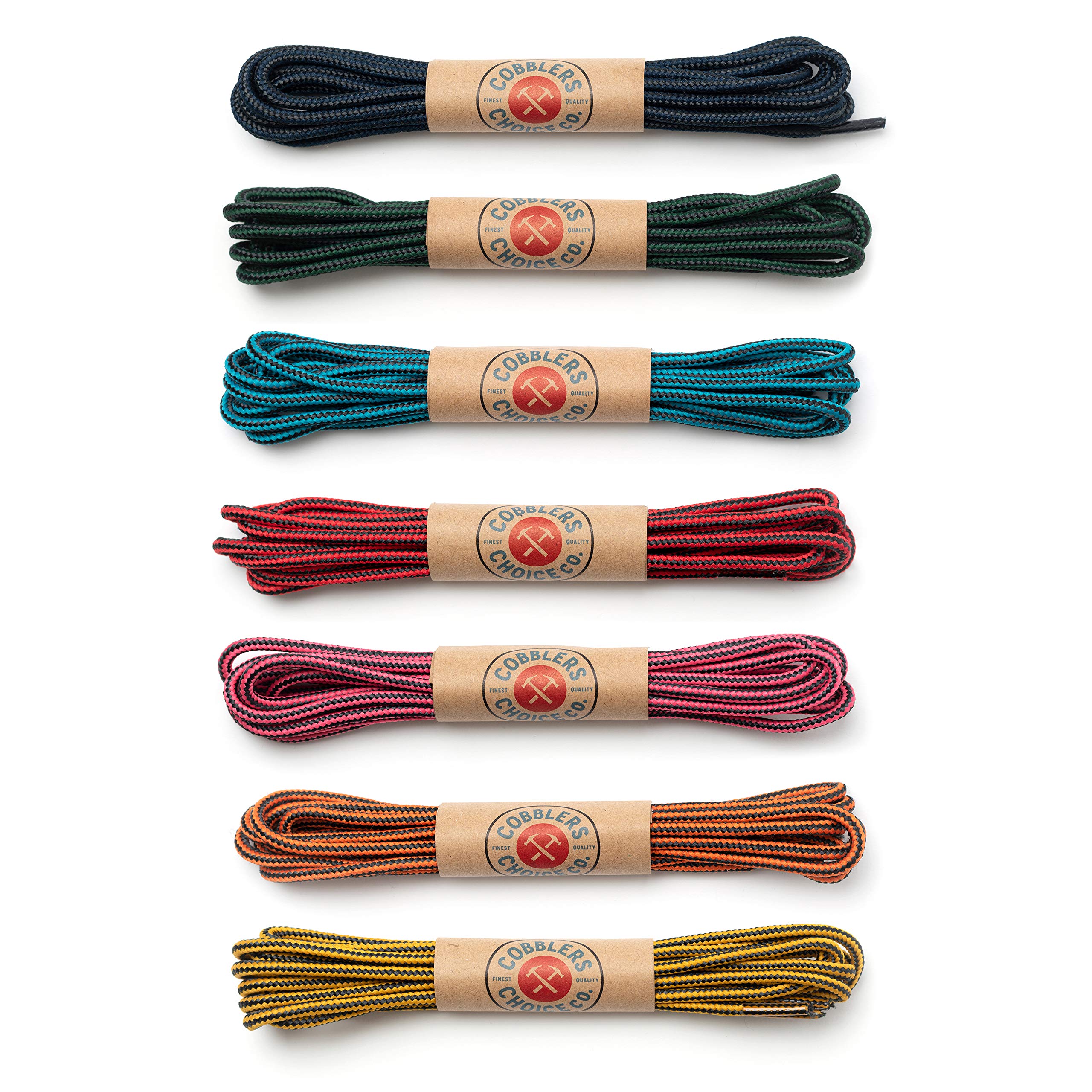 Premium Kevlar Blend Boot Laces - Extra Strong & Durable Shoelaces for Work Boots, Hiking & Military Use | Cobbler's Choice Co. | Ideal for Outdoor, Construction & Tactical Scenarios