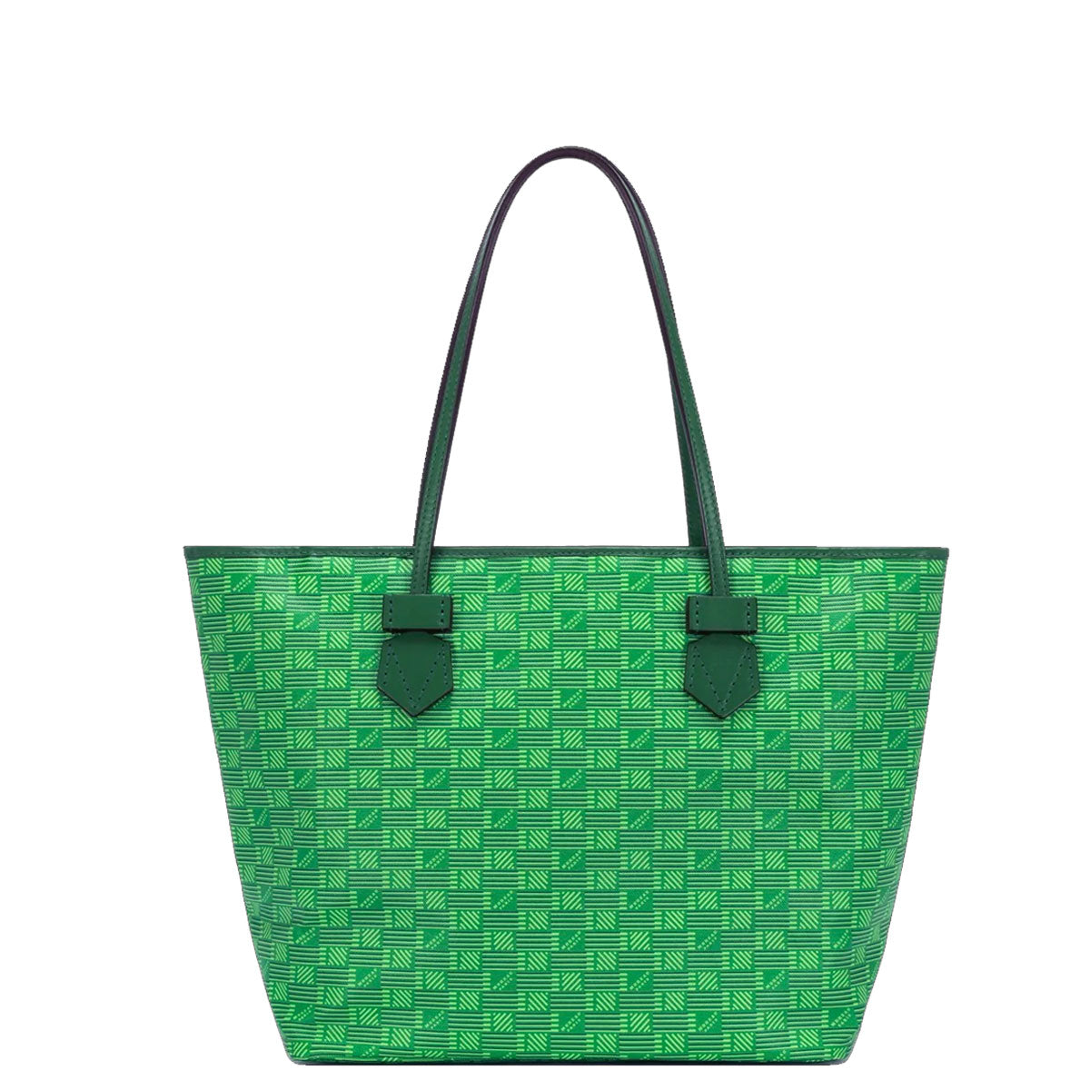 Saint Tropez Zip Tote MM Handbag - Stylish Green Leather Shoulder Bag for Women | Perfect for Work, Travel & Everyday Use
