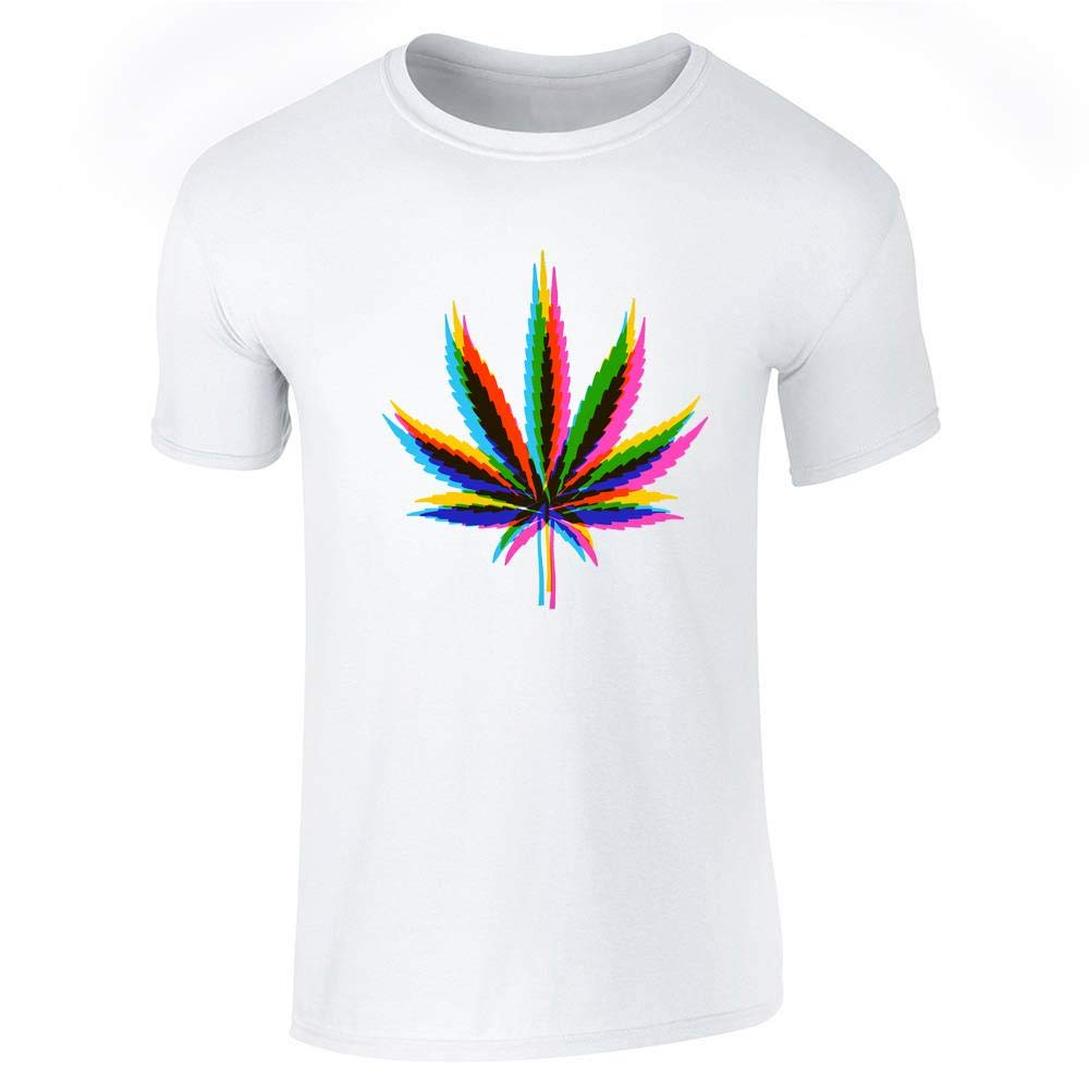 Pop Threads Weed Mirage Marijuana Pot 420 Graphic T-Shirt for Men - Cool Stoner Outfit for 420 Parties & Casual Wear