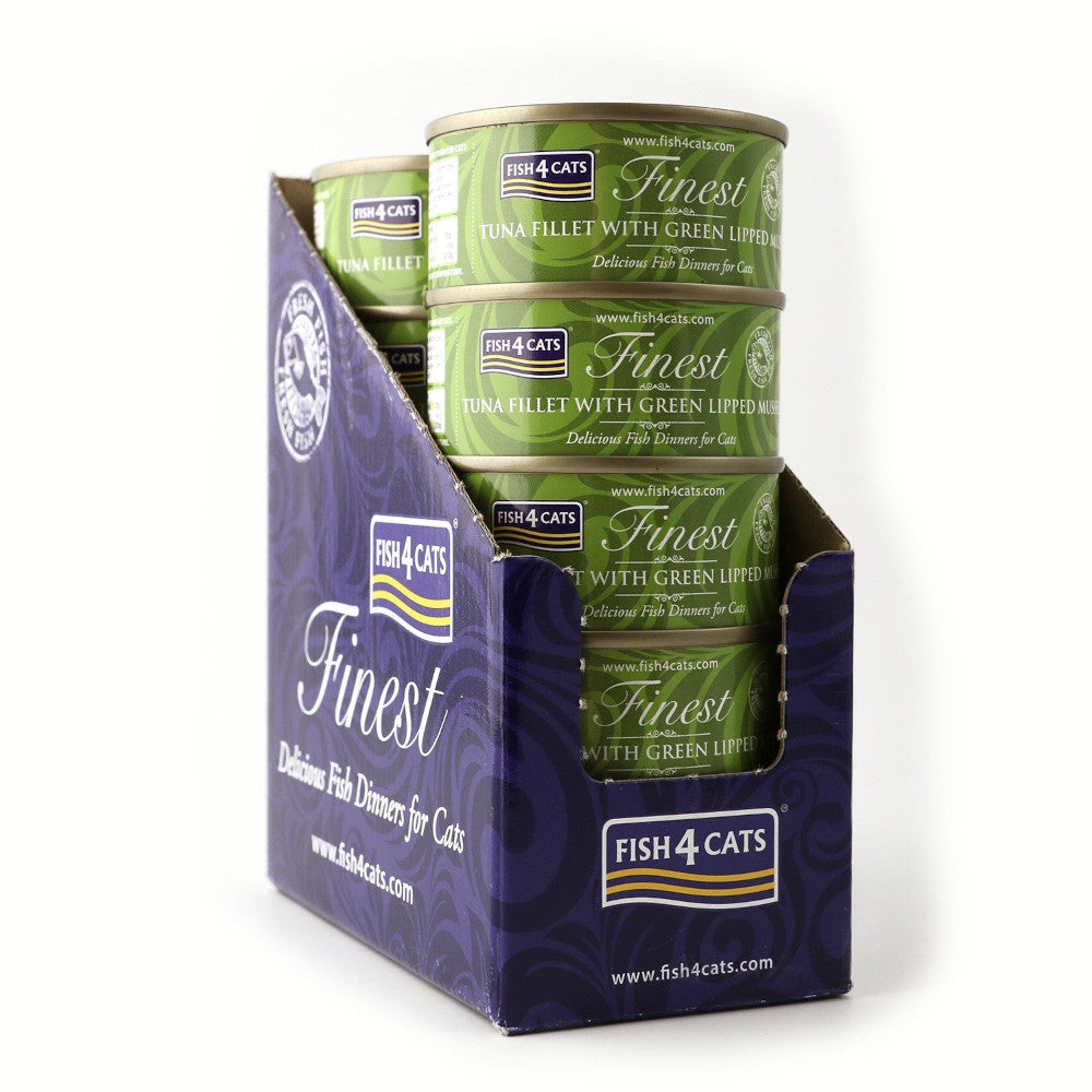 Premium Tuna & Mussels Cat Food - Grain-Free Wet Cat Food for Adult & Senior Cats - High Protein, Omega-3 Rich Canned Cat Food - Perfect for Picky Eaters & Mealtime Enrichment