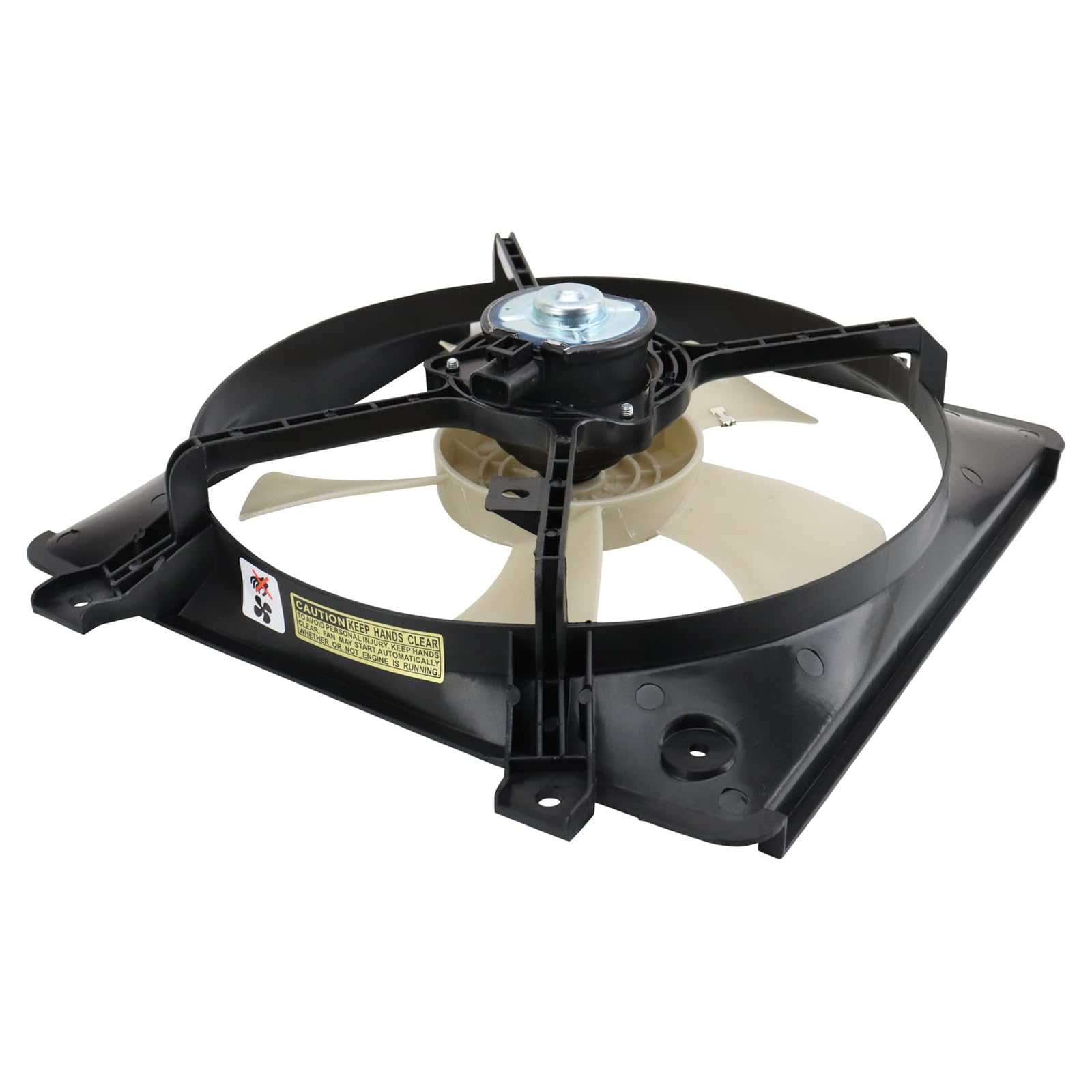 TRQ Radiator Cooling Fan Assembly Compatible with 1999-2005 Mazda Miata MX-5 - Replacement Part MA3115123 - Perfect for Engine Cooling & Overheating Prevention