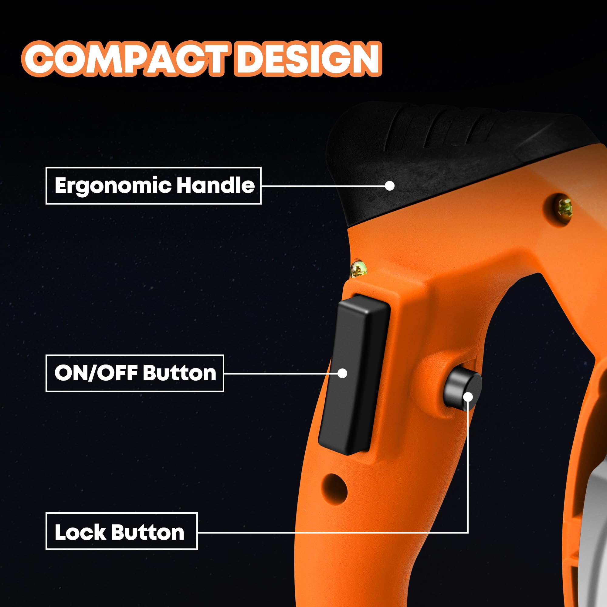 2300W Electric Handheld Concrete Mixer - 6 Adjustable Speed Portable Cement Mixer for Mud, Mortar, Paint & Fodder | Ideal for Construction, DIY Projects & Farm Work (110V)