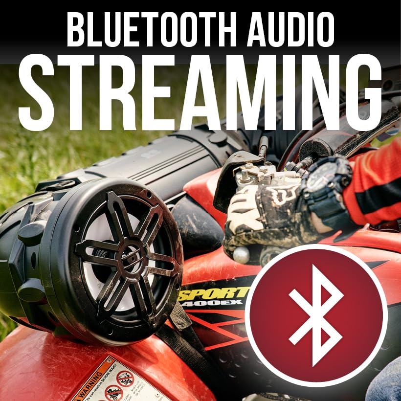 BELVA BPS8RGB Waterproof UTV/ATV Sound System - Dual 8