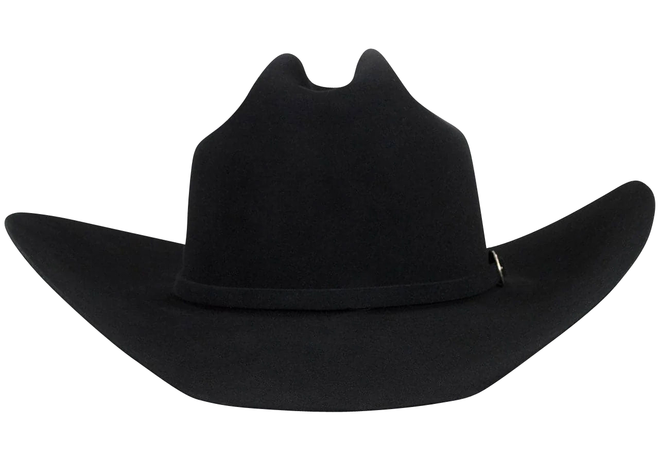 American Hat Co. 40X Premium Black Felt Cowboy Hat for Men - Western Style Rodeo, Ranch & Outdoor Activities