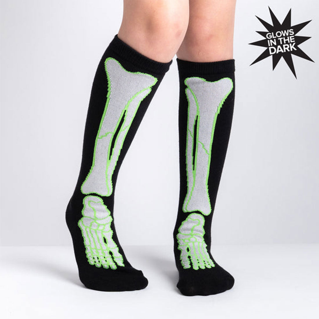 Fun Knee High Socks for Kids - 'It's Going Tibia a Good Day' Novelty Socks - Perfect for School, Sports & Everyday Wear