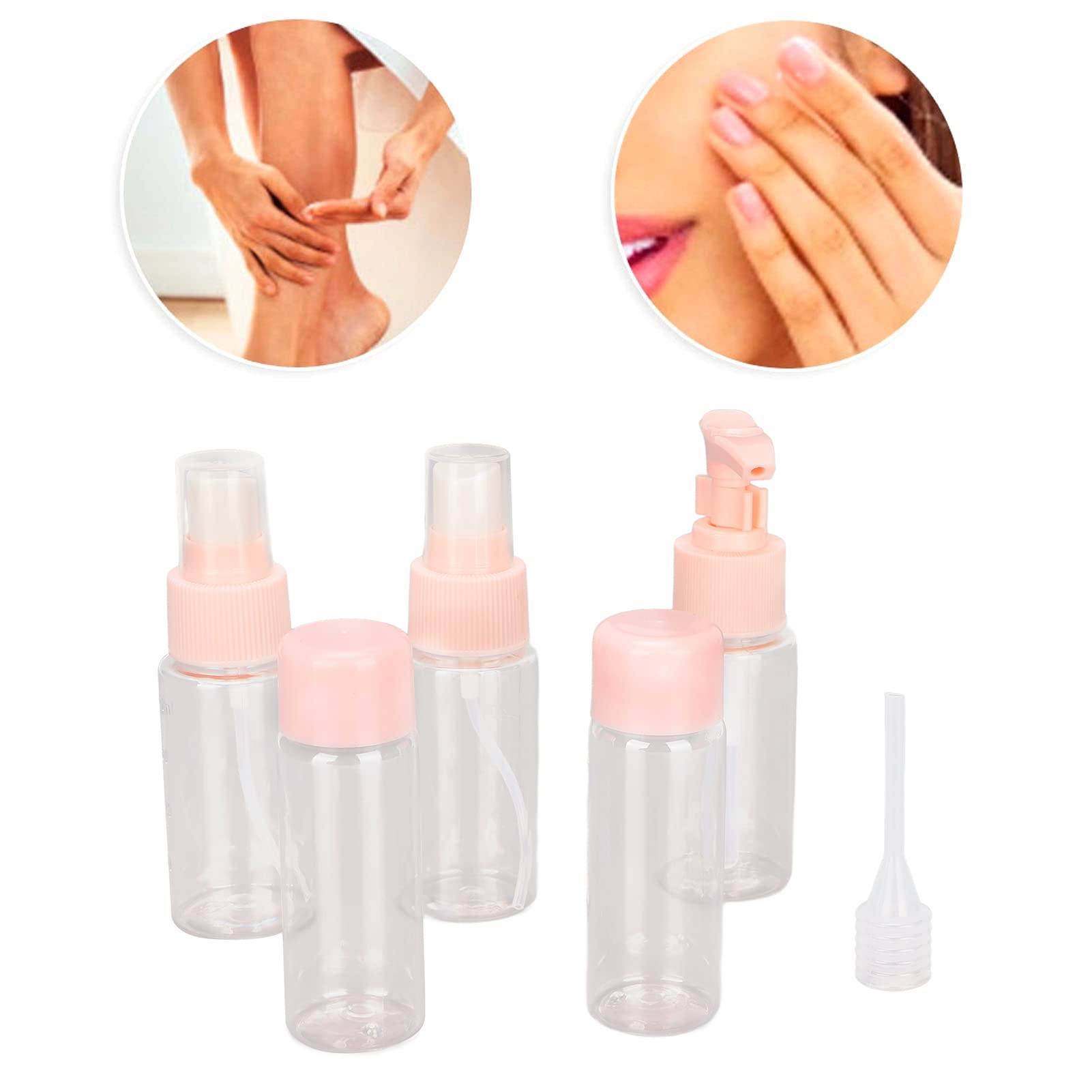 Leak-Proof Travel Toiletry Bottles Set - 3oz TSA Approved Empty Containers for Shampoo, Lotion, Makeup & Alcohol | Perfect for Airplane Carry-On, Gym & Vacation Essentials