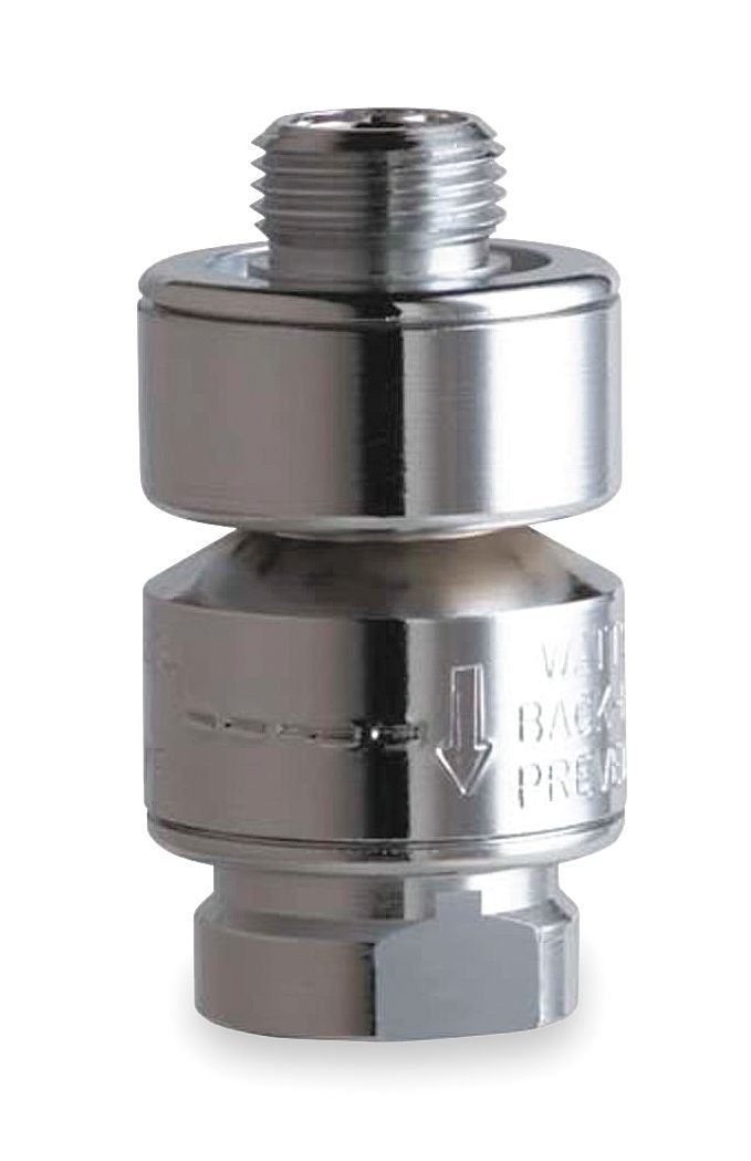 Chicago Faucets E22JKCP Chrome In-Line Vacuum Breaker Outlet - Perfect for Commercial Sinks, Drinking Fountains & Backflow Prevention