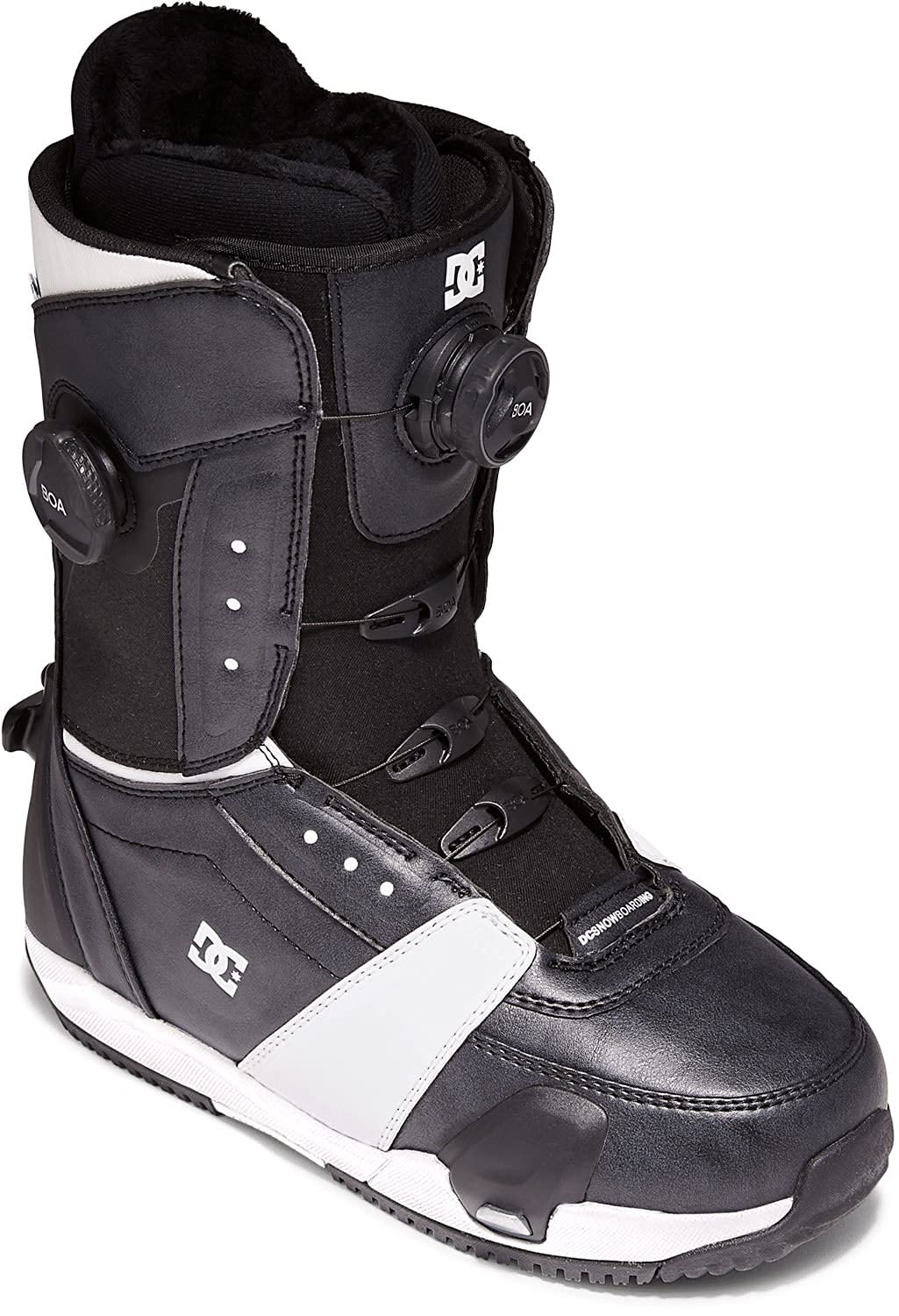 DC Step On Lotus BOA Women's Snowboard Boots - Black Size 6 | Lightweight & Comfortable for All-Mountain Riding | Perfect for Freestyle & Powder Snowboarding