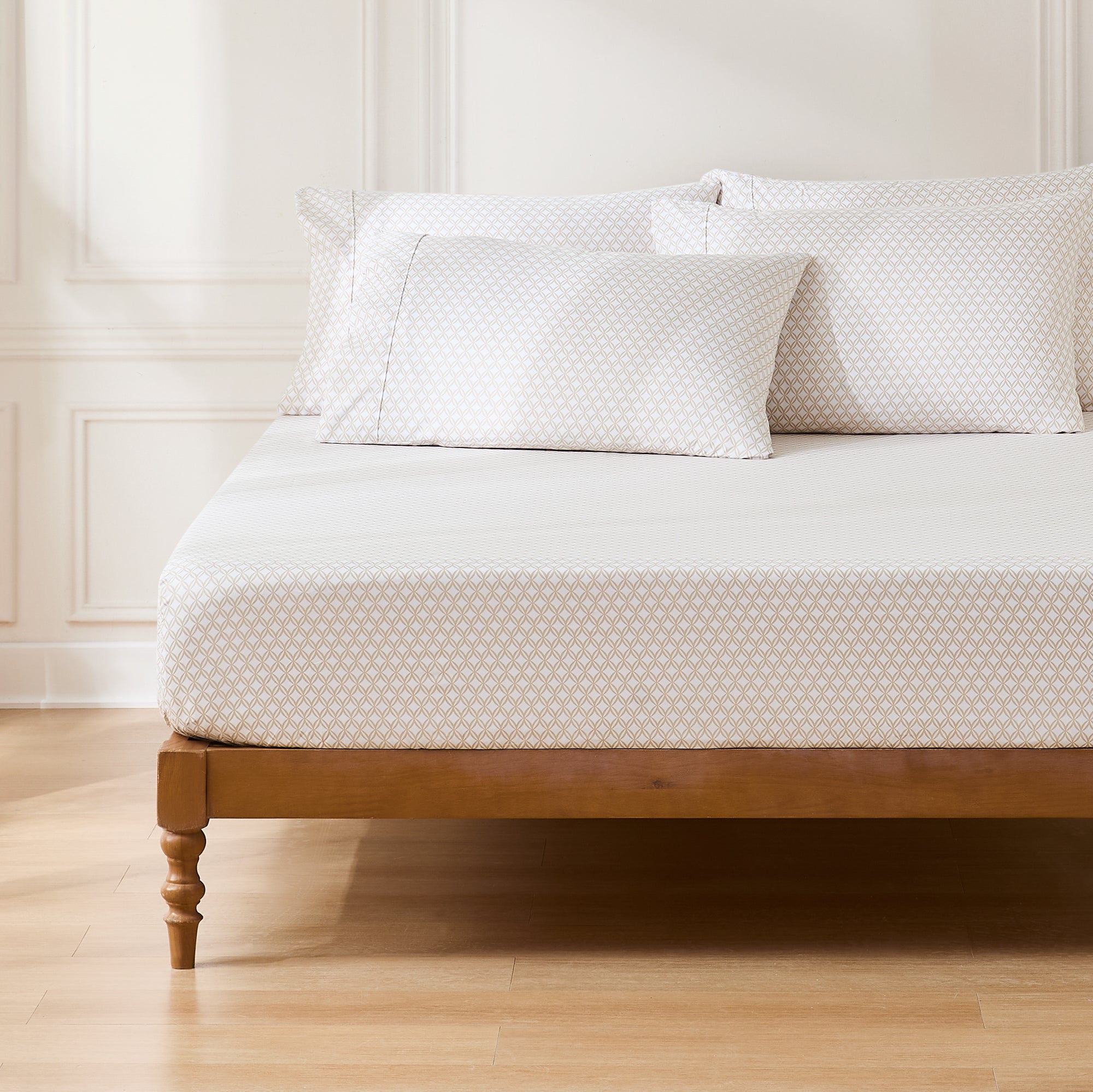 Premium 400 Thread Count Egyptian Cotton Sheet Set - Queen Size, Soft Breathable Bed Sheets for All Seasons - Perfect for Master Bedroom, Guest Room & Airbnb