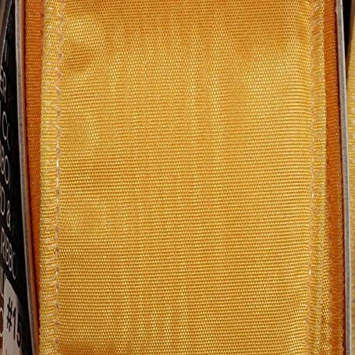 Yellow Dakota Moire Craft Ribbon 1.5