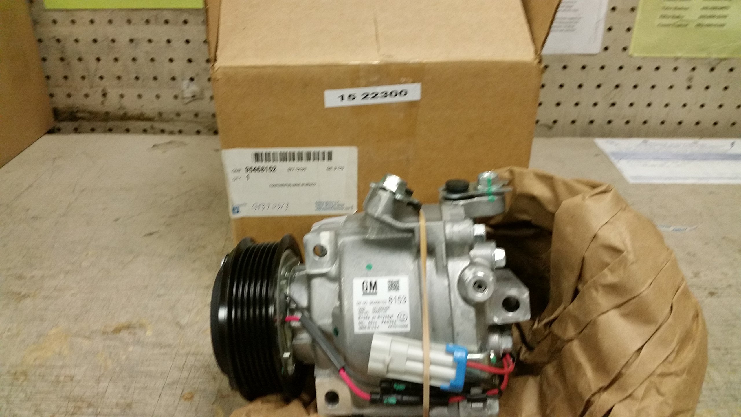 ACDelco 15-22300 GM Original Equipment Air Conditioning Compressor Kit with Seals - Perfect for GM Vehicle AC Repair & Replacement
