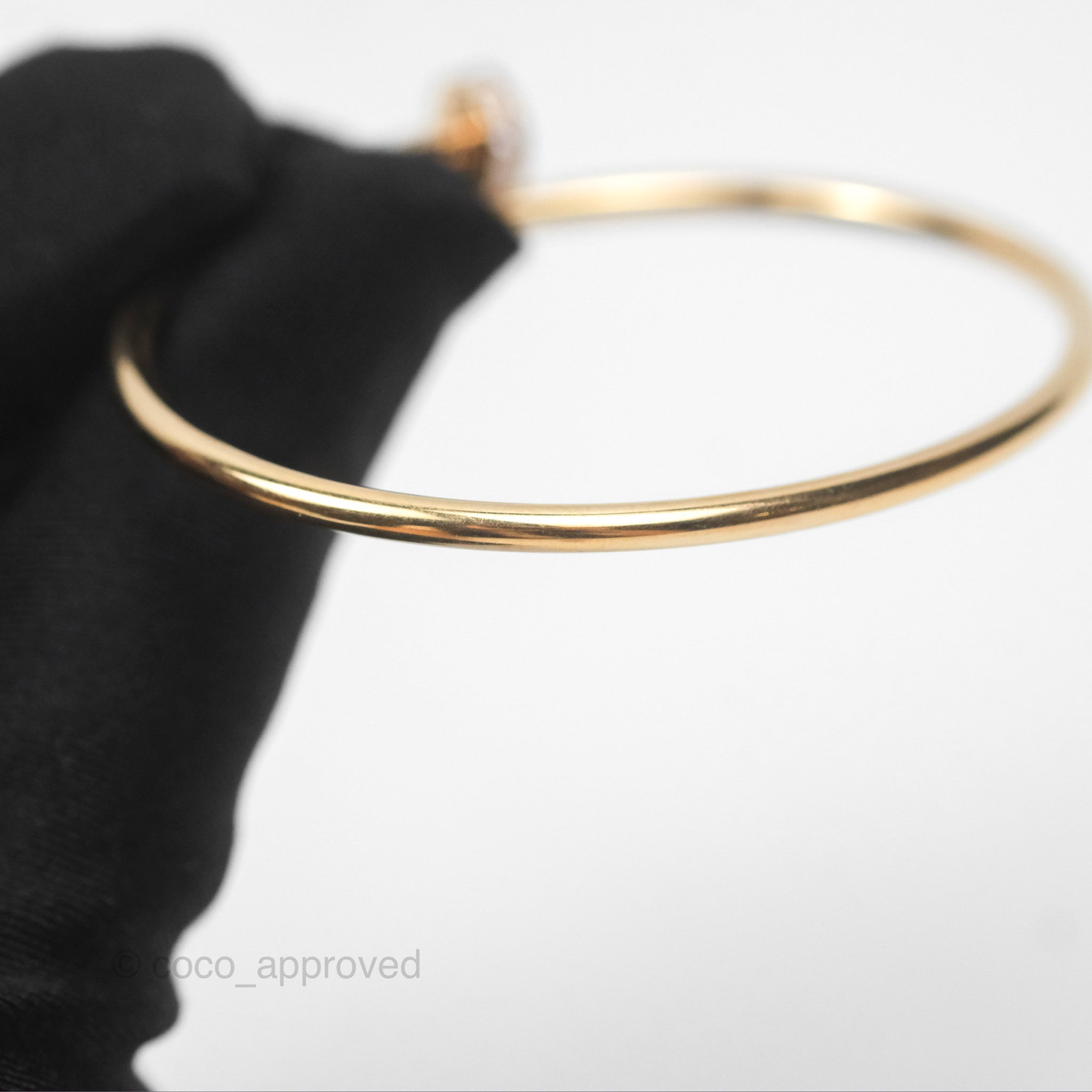 Cartier Small Juste Un Clou Bracelet 18K Pink Gold Diamond - Luxury Nail Bracelet for Women, Elegant Jewelry Gift for Anniversary & Special Occasions