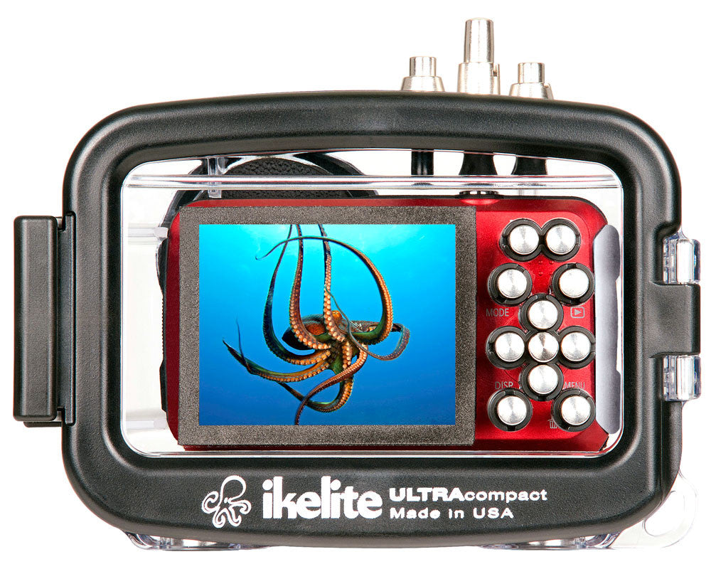 Ikelite Waterproof Underwater Housing Case for Panasonic Lumix DMC-TS25 & DMC-FT25 Cameras - Scuba Diving, Snorkeling & Marine Photography Protection