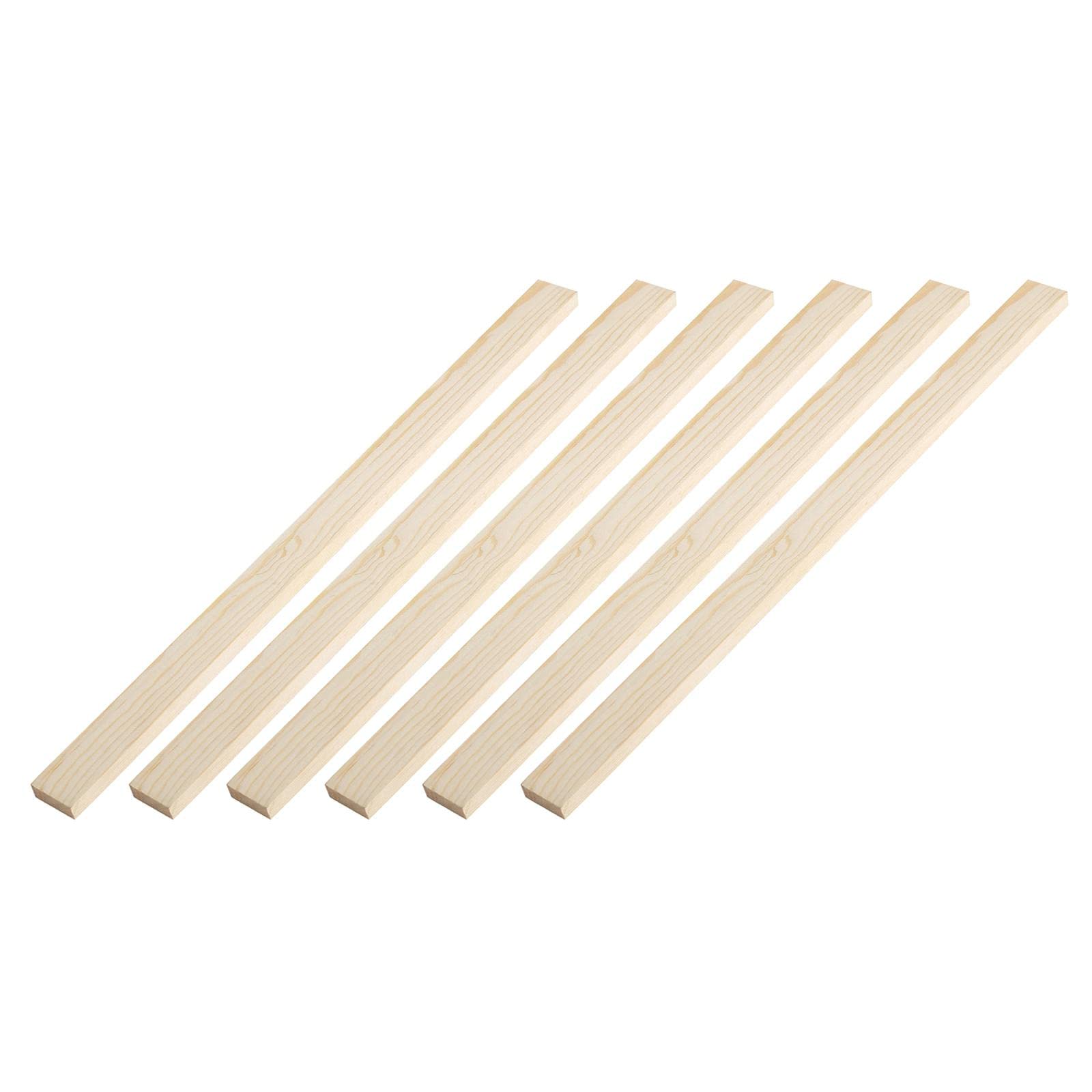 Milageto 6Pcs Wooden Rolling Pin Guides - 5mm 7mm 10mm Dough Thickness Strips for Baking, Clay Crafts, Pottery & Pizza Making | Perfect for Homemade Cookies, Pasta & Art Projects