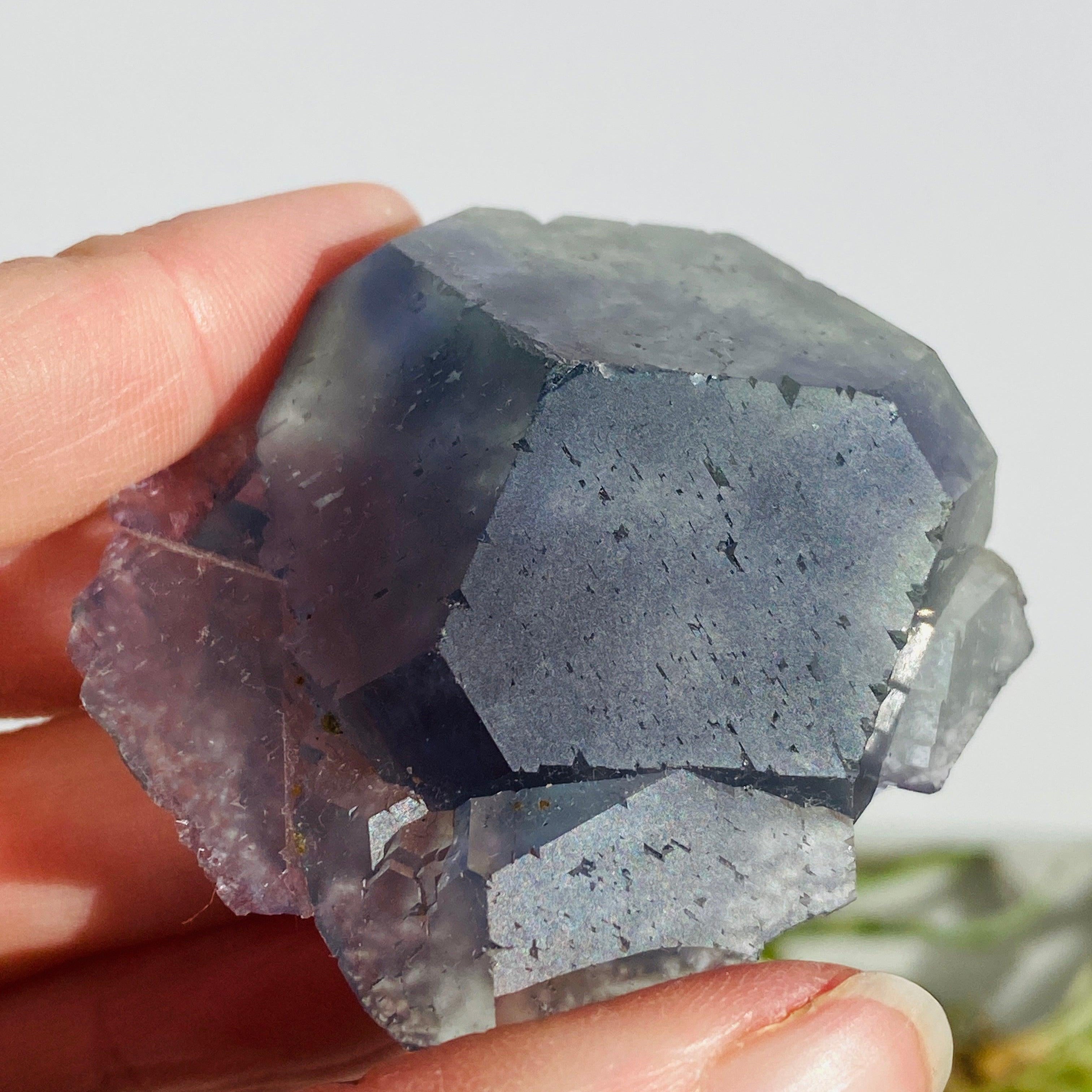 Natural Rainbow Fluorite Crystal Specimen - FLU 05 | Healing Stone for Meditation, Energy Work & Home Decor