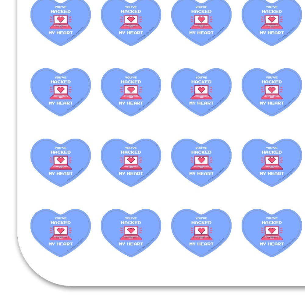 Funny Love Heart Shaped Stickers - Humorous Planner & Scrapbook Decoration for DIY Crafts, Journals, Bullet Notebooks - Perfect for Valentine's Day, Anniversaries & Creative Projects