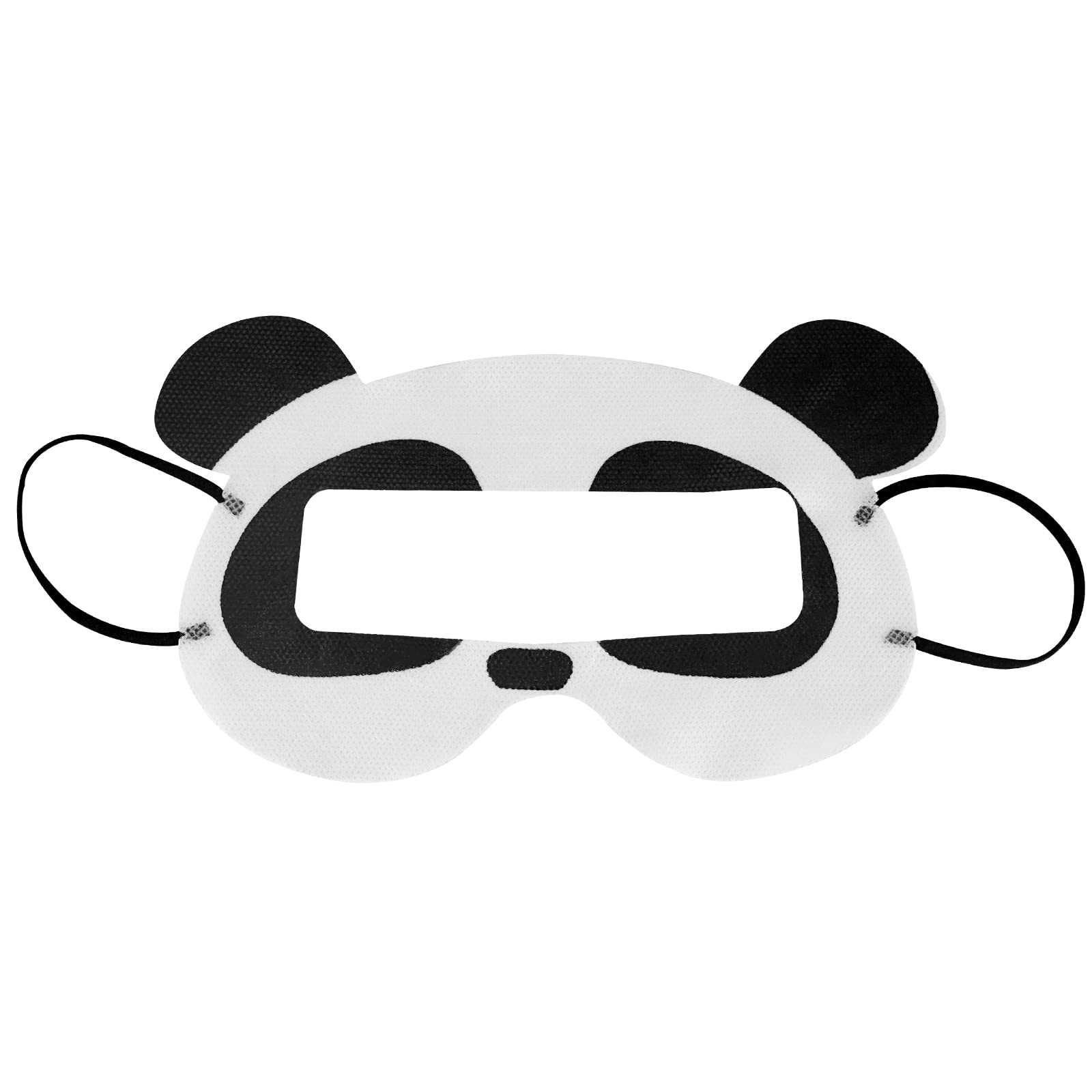 Geekria 50 Pack Disposable VR Headset Mask Covers - Universal Hygienic VR Eye Protection for Oculus Quest 2, Meta Quest Pro, HTC Vive, PSVR - Panda Cartoon Design for VR Arcades, Gaming Lounges & Home Use