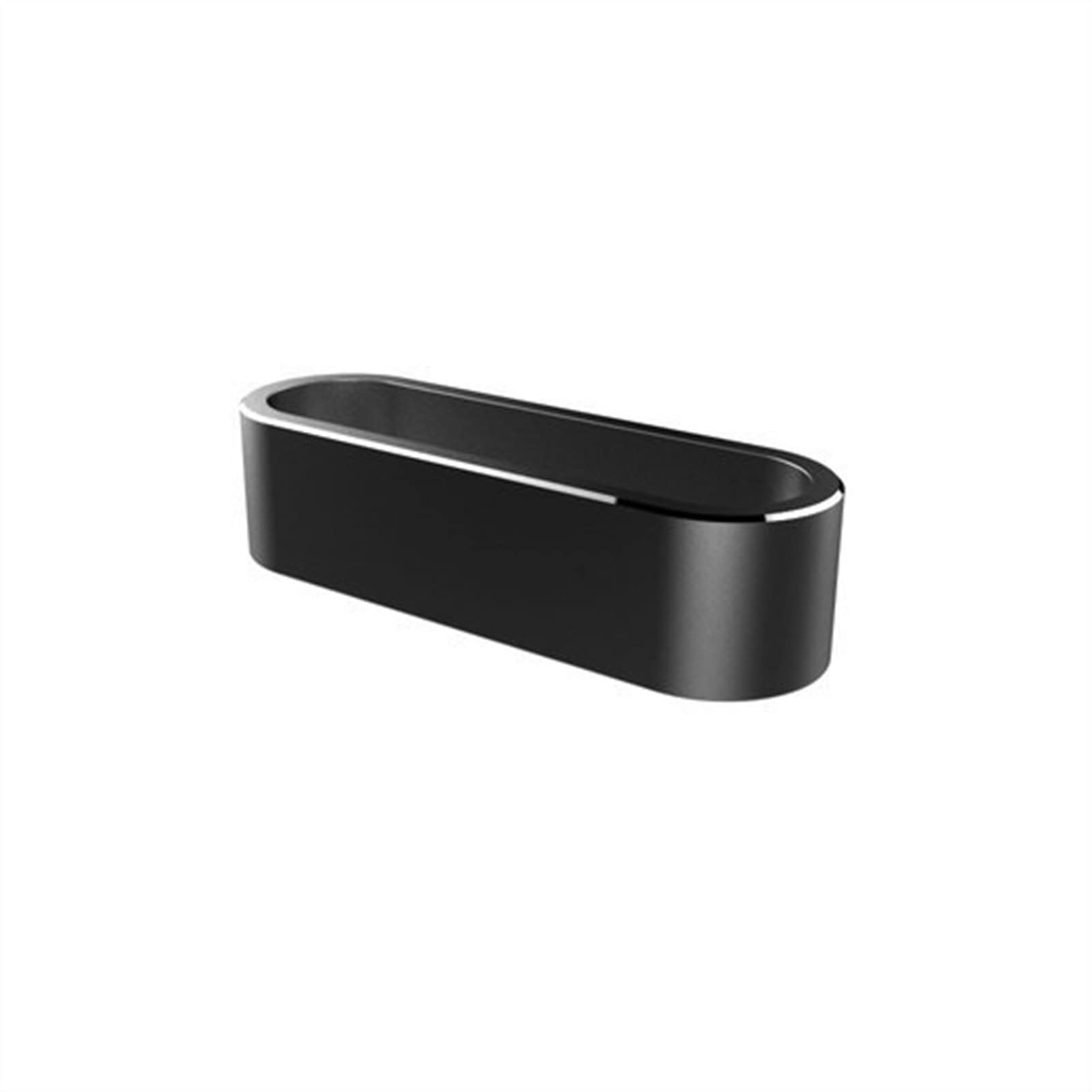 Premium Metal Business Card Holder - Aluminum ID, Debit & Gift Card Display Stand - Desktop Organizer for Office, Home & Travel (Color: Black)