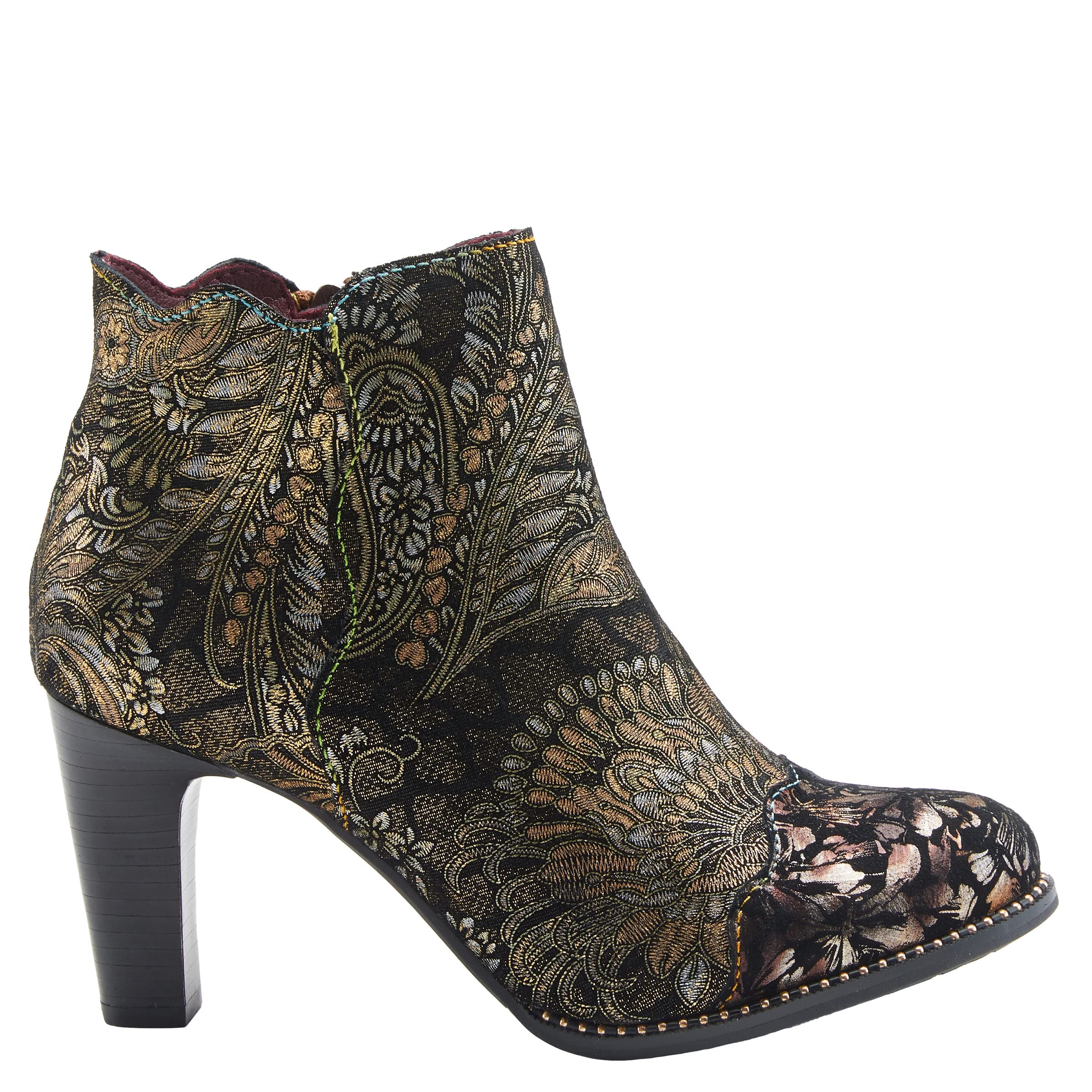 L'Artiste by Spring Step Women's Smokin Hot Fashion Boots - Stylish Ankle Booties for Women, Comfortable Heeled Boots for Casual Outings & Date Nights