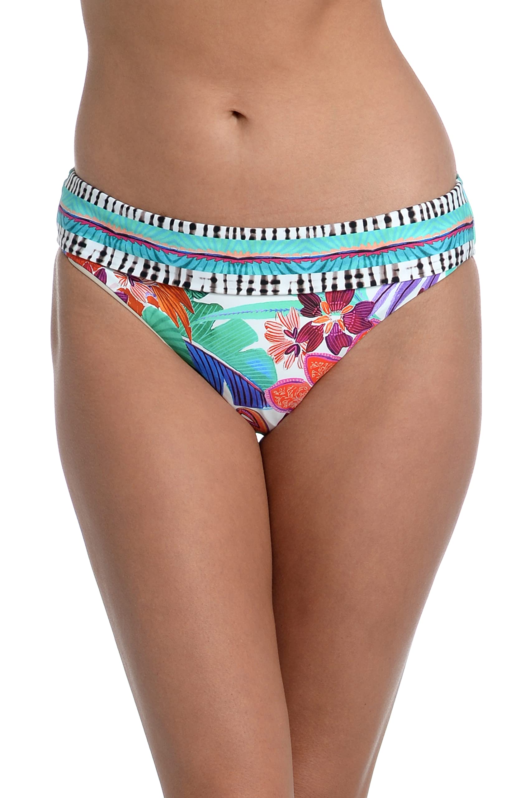 La Blanca Women's Banded Hipster Bikini Bottom - High Waisted Swimwear for Beach, Pool & Vacation | Comfortable & Stylish Swim Shorts
