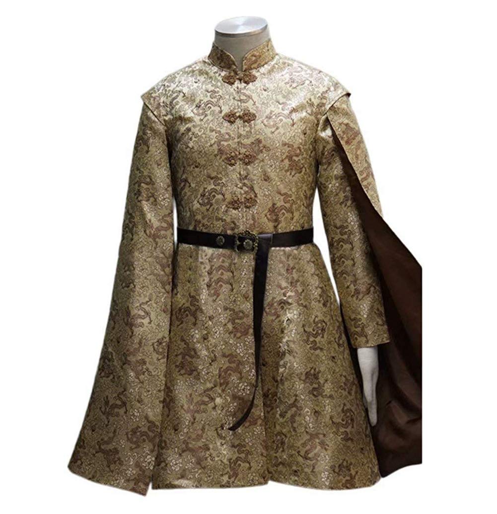 King Joffrey Game of Thrones Cosplay Costume for Adults - Medieval Halloween Party, LARP, Renaissance Fair Outfit with Crown | Perfect for GOT Fans, Themed Weddings & Costume Events