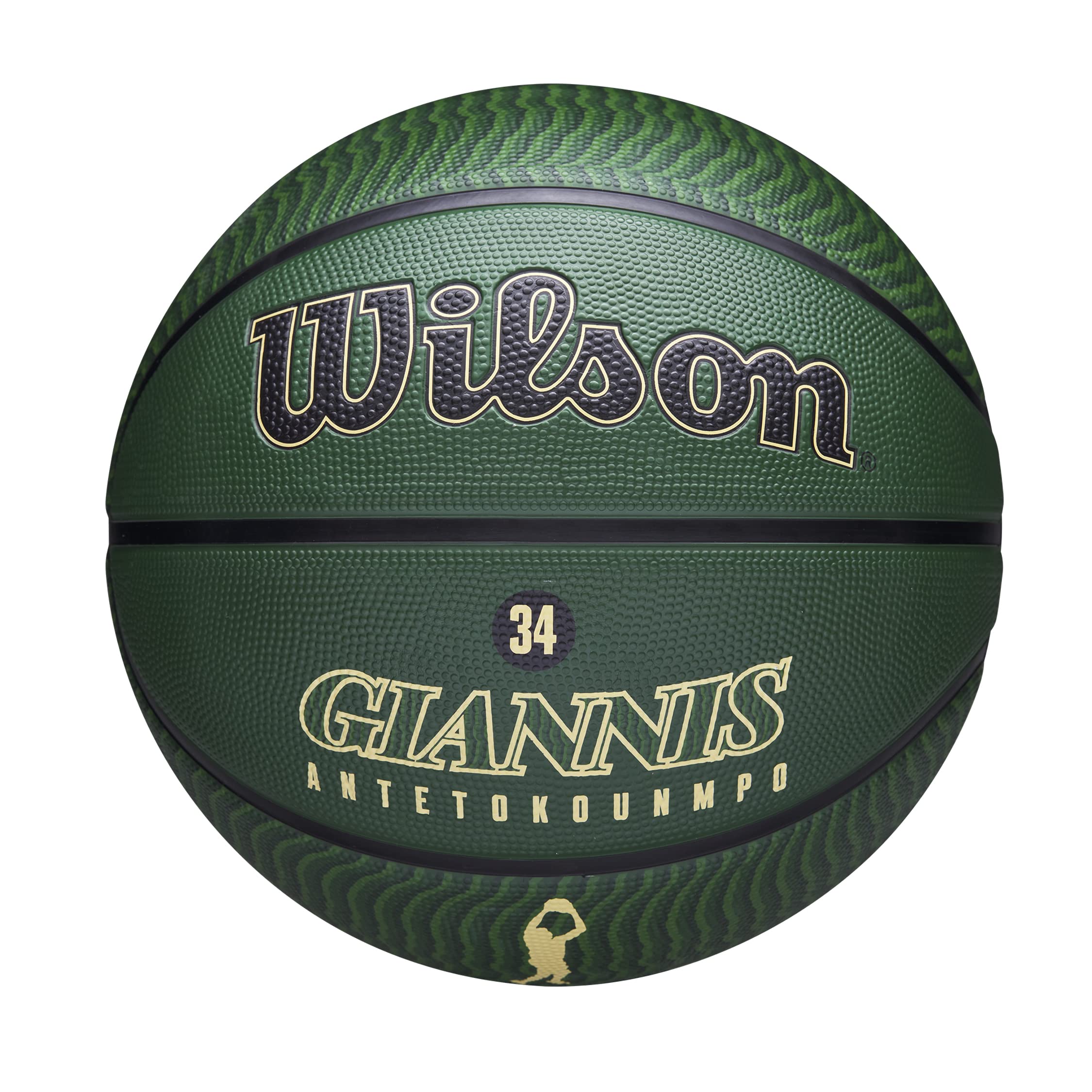 Wilson NBA Player Icon Basketballs - Official Size 3 & Size 7 for Indoor/Outdoor Play - Perfect for Training, Games & Collectibles