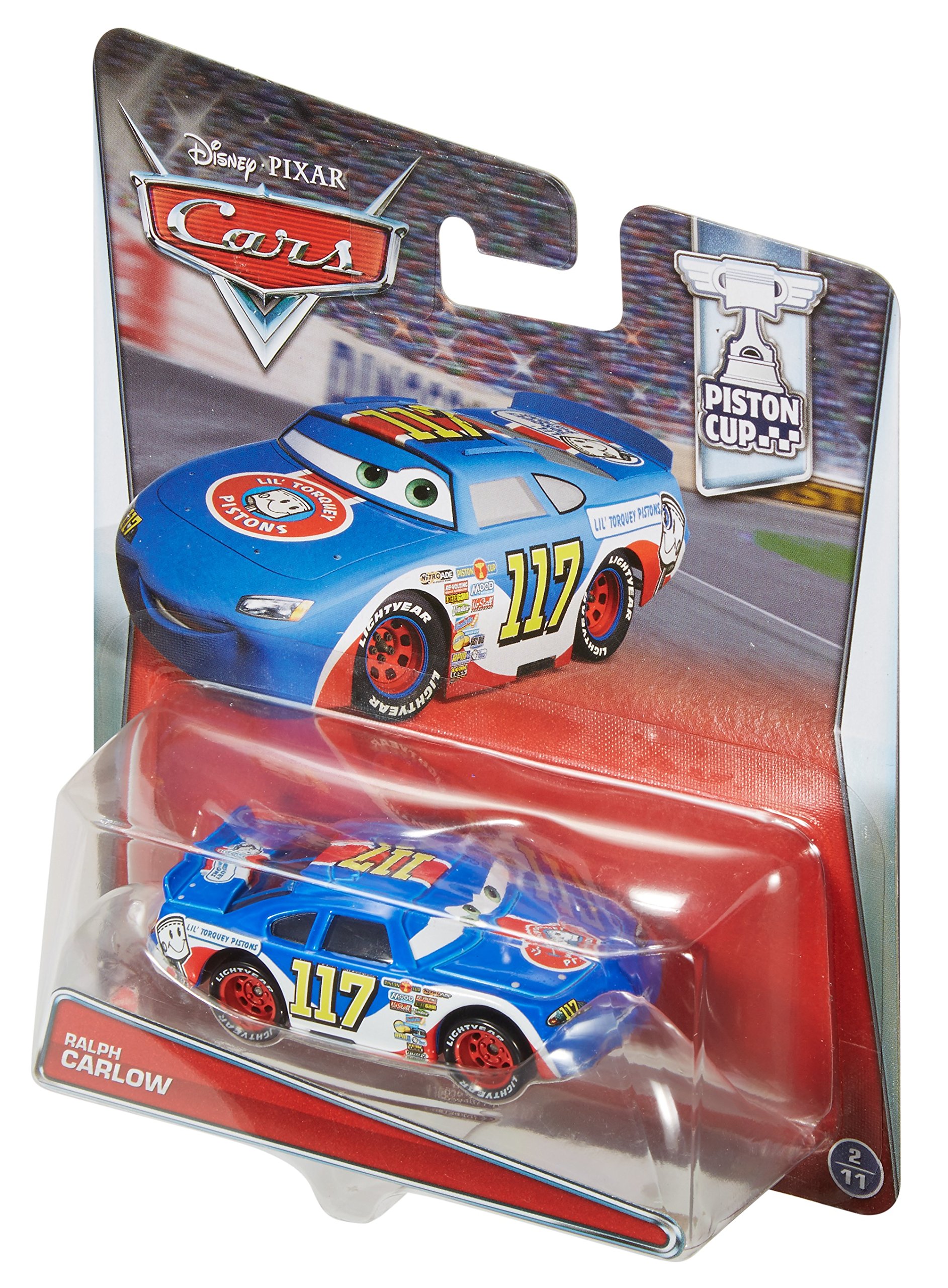 Disney Cars Ralph Carlow Die-Cast Metal Toy Vehicle - Collectible Disney Pixar Movie Character Car for Kids & Adults - Perfect for Play, Display & Gift Giving