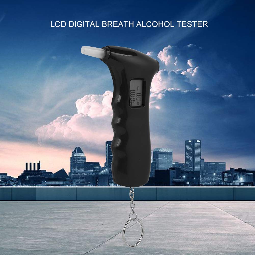 EVTSCAN Professional Breathalyzer with Mini LCD Display - Portable Digital Alcohol Tester for Police, Personal & Workplace Safety - Perfect for Bars, Parties & Roadside Checks
