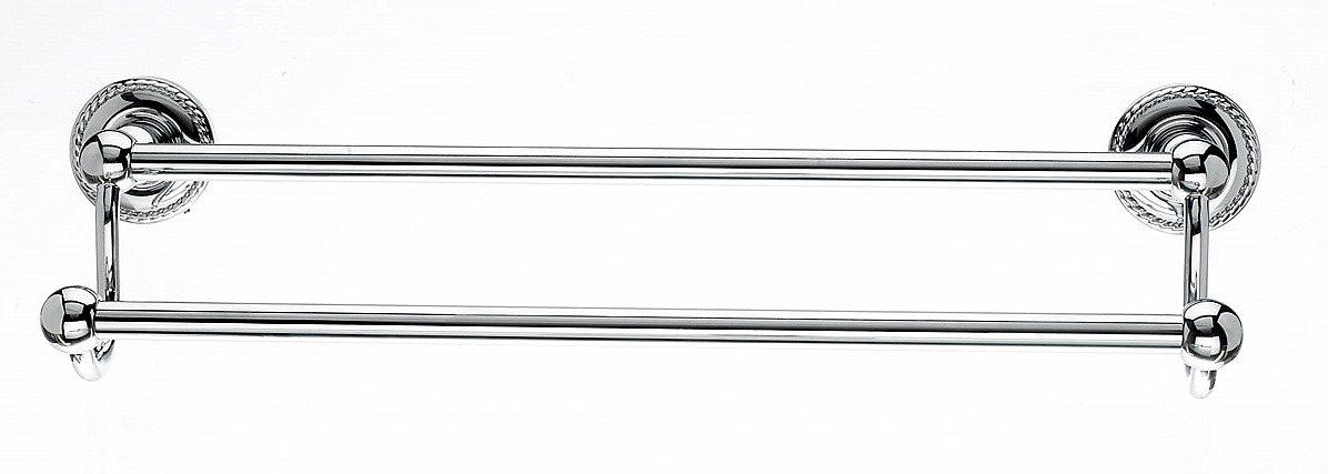 Top Knobs ED11PCF Stainless Steel Towel Bar - Modern Bathroom Accessory for Towel Storage & Organization | Perfect for Bathrooms, Spas & Gyms