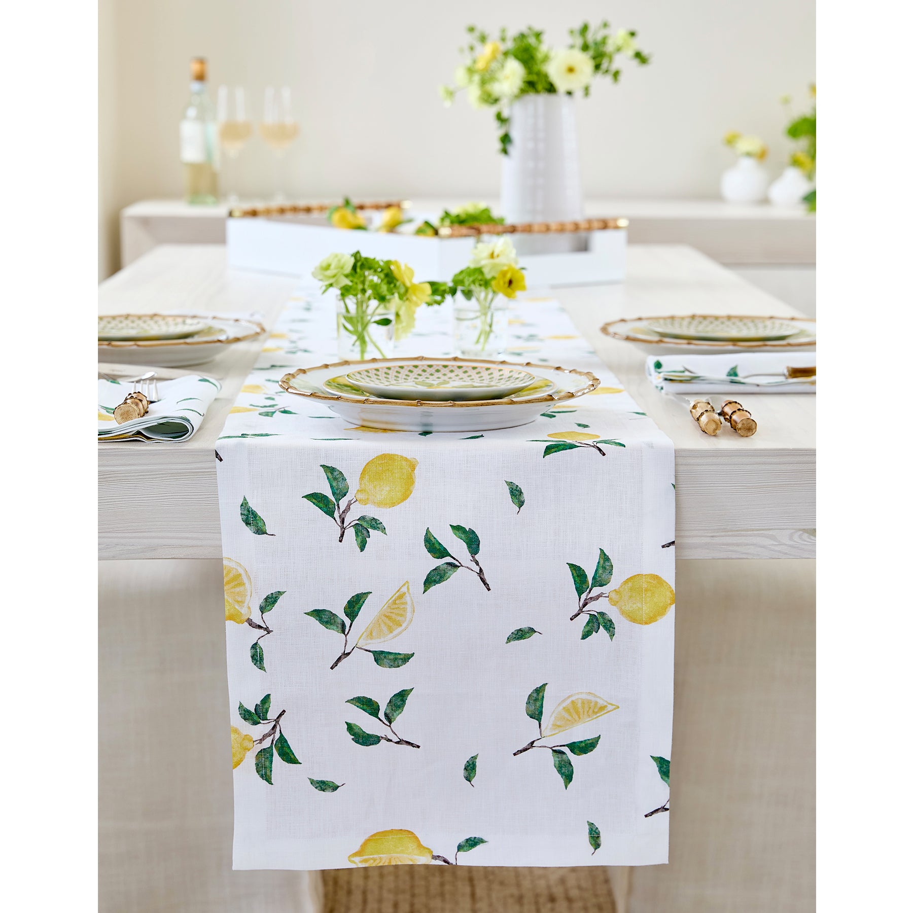 Botanical Lemon/White