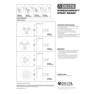 Delta Faucet SH5000-RB Touch Clean Body Spray Head - Venetian Bronze Finish (3.2