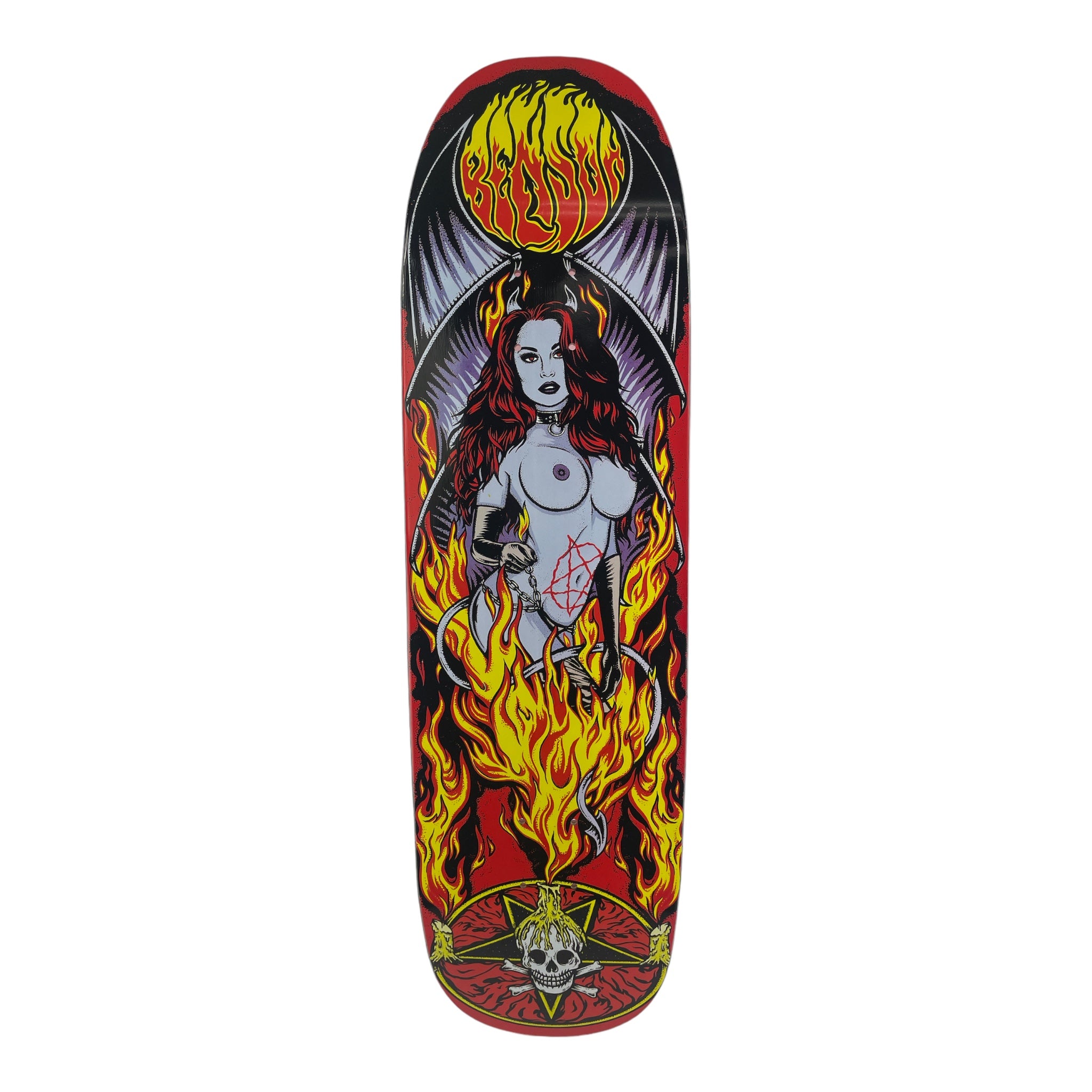 Benson Devil Woman Pro Deck - Death Skateboards POOL Shape 8.9