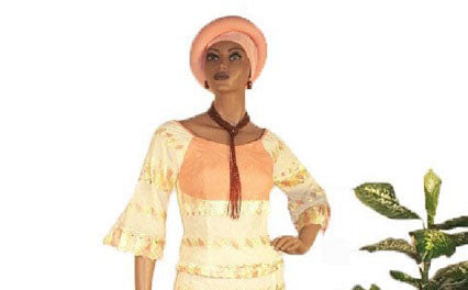 Elegant Cream & Peach Lace Blouse for Women - DP0488RTP | Perfect for Date Nights, Parties & Special Occasions