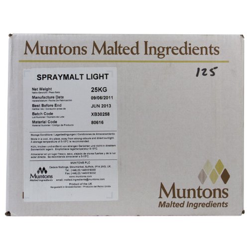 Munton And Fison (UK) Light DME - 55 lb. Bag | Premium Dry Malt Extract for Home Brewing & Beer Making | Perfect for Craft Brewers & Beer Enthusiasts