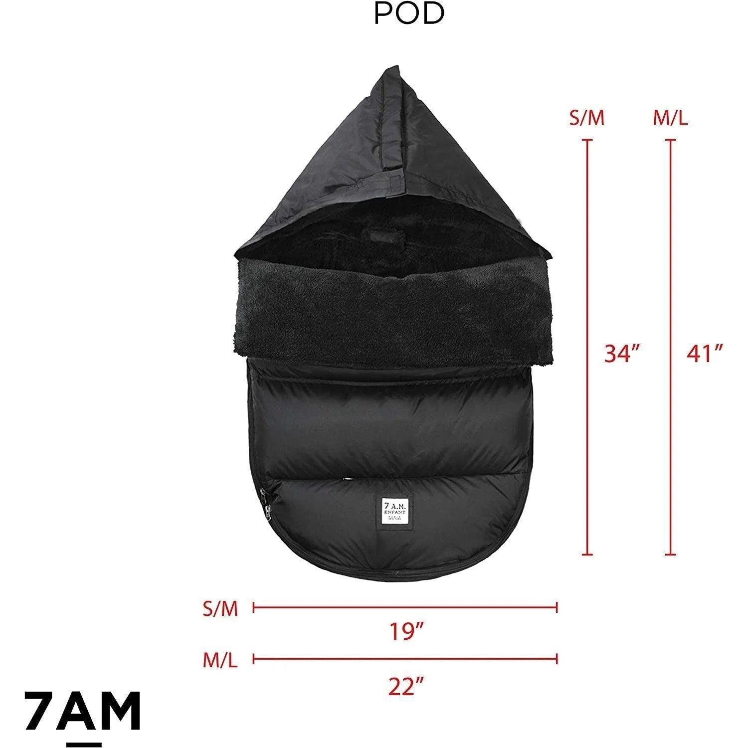 7AM ENFANT WAXEDPOD Baby Carrier (0-18 Months) - Waterproof & Ergonomic Infant Carrier for Hiking, Travel & Daily Use