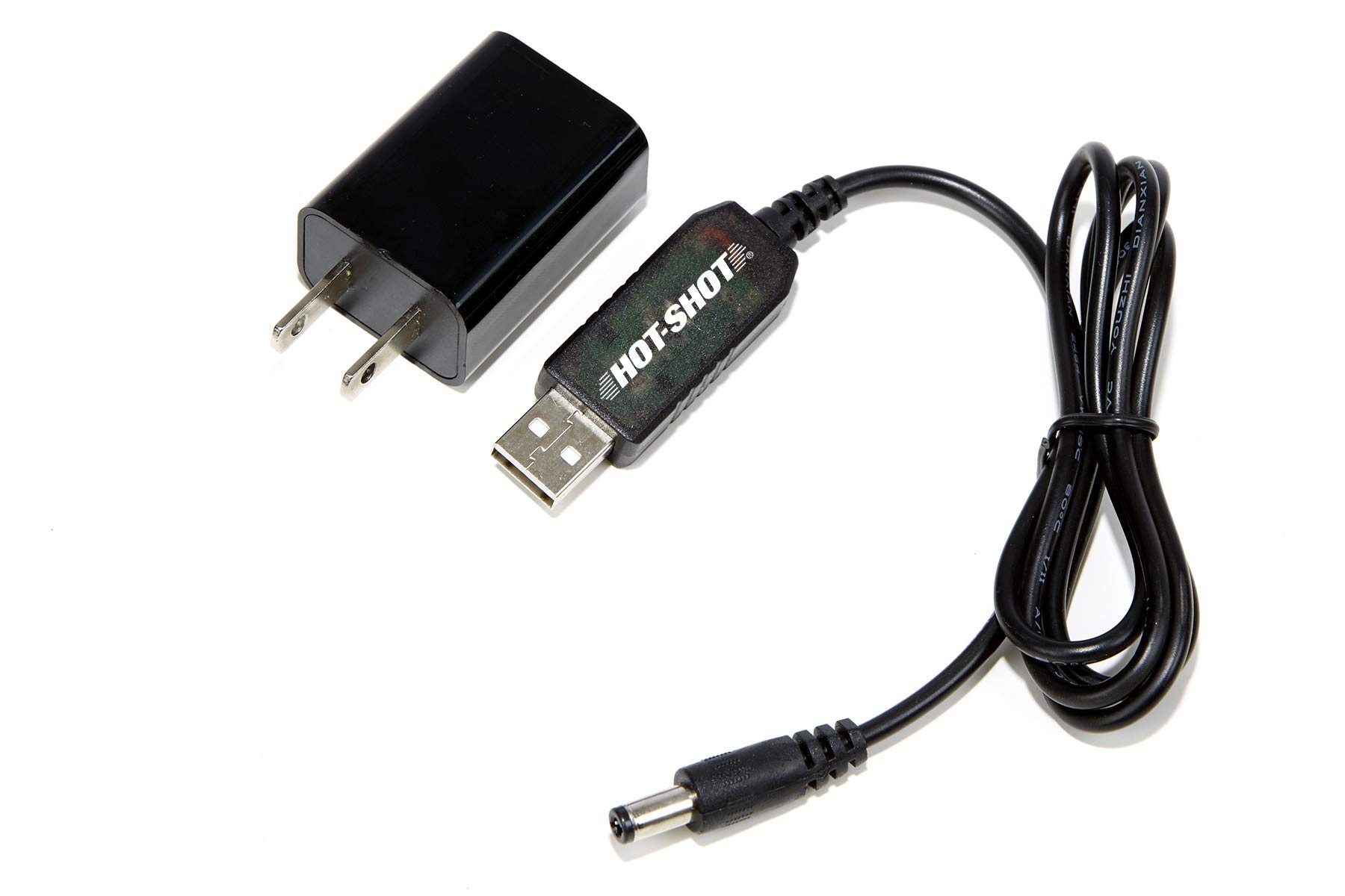 Hot-Shot® HS2000 Rechargeable Electric Cattle Prod Handle - USB Charger Included | Green Livestock Prod for Cattle, Horses & Farm Animals | Perfect for Training, Herding & Veterinary Use