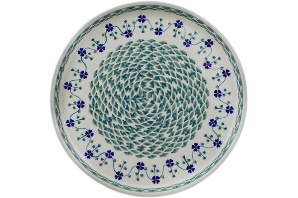 10-Inch Lucky Blue Clover Cake Stand for Weddings, Birthdays & Dessert Displays - Elegant Tiered Serving Platter for Parties & Special Occasions