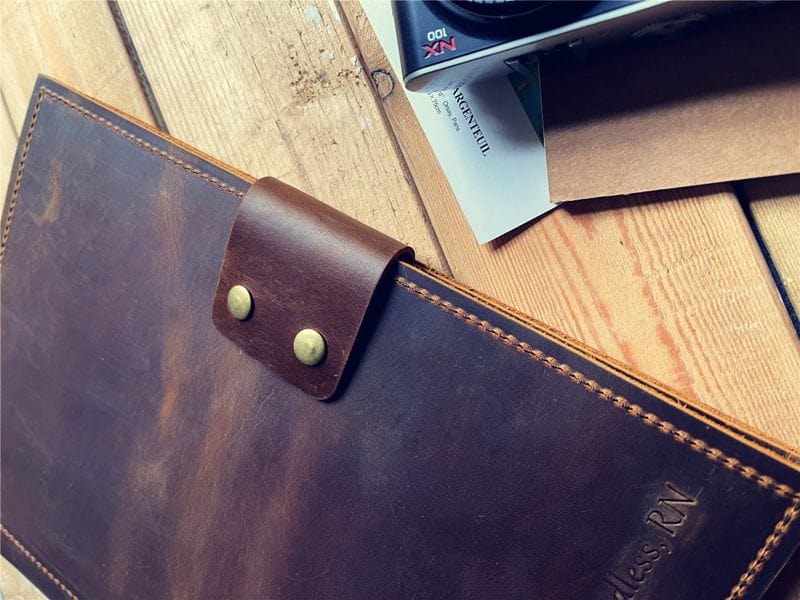 Personalized Refillable Leather Journal with Zippered Pocket - Perfect for Travel, Note-Taking & Gift Giving