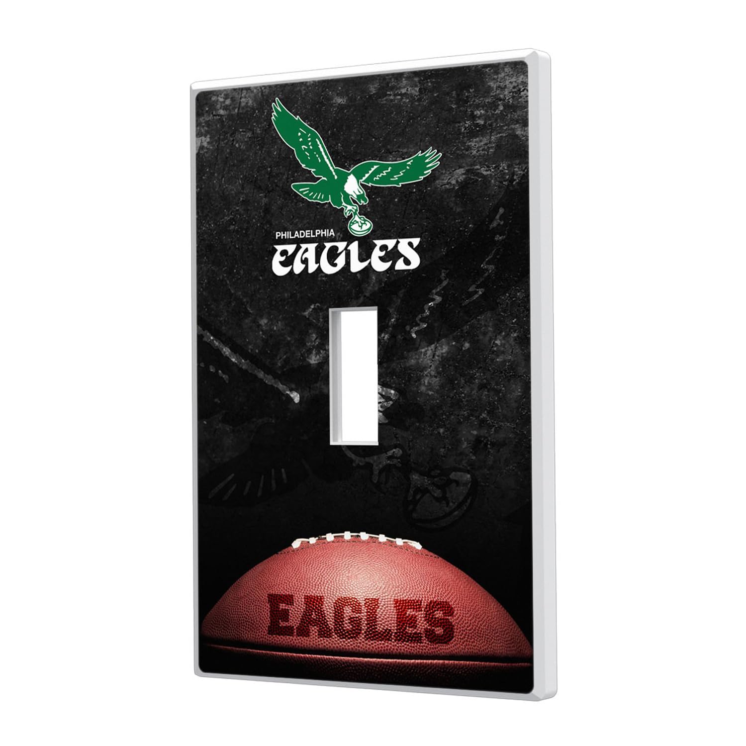 NFL Legendary Design Single Toggle Light Switch Plate Cover - Perfect for Game Room, Man Cave & Sports Themed Home Decor