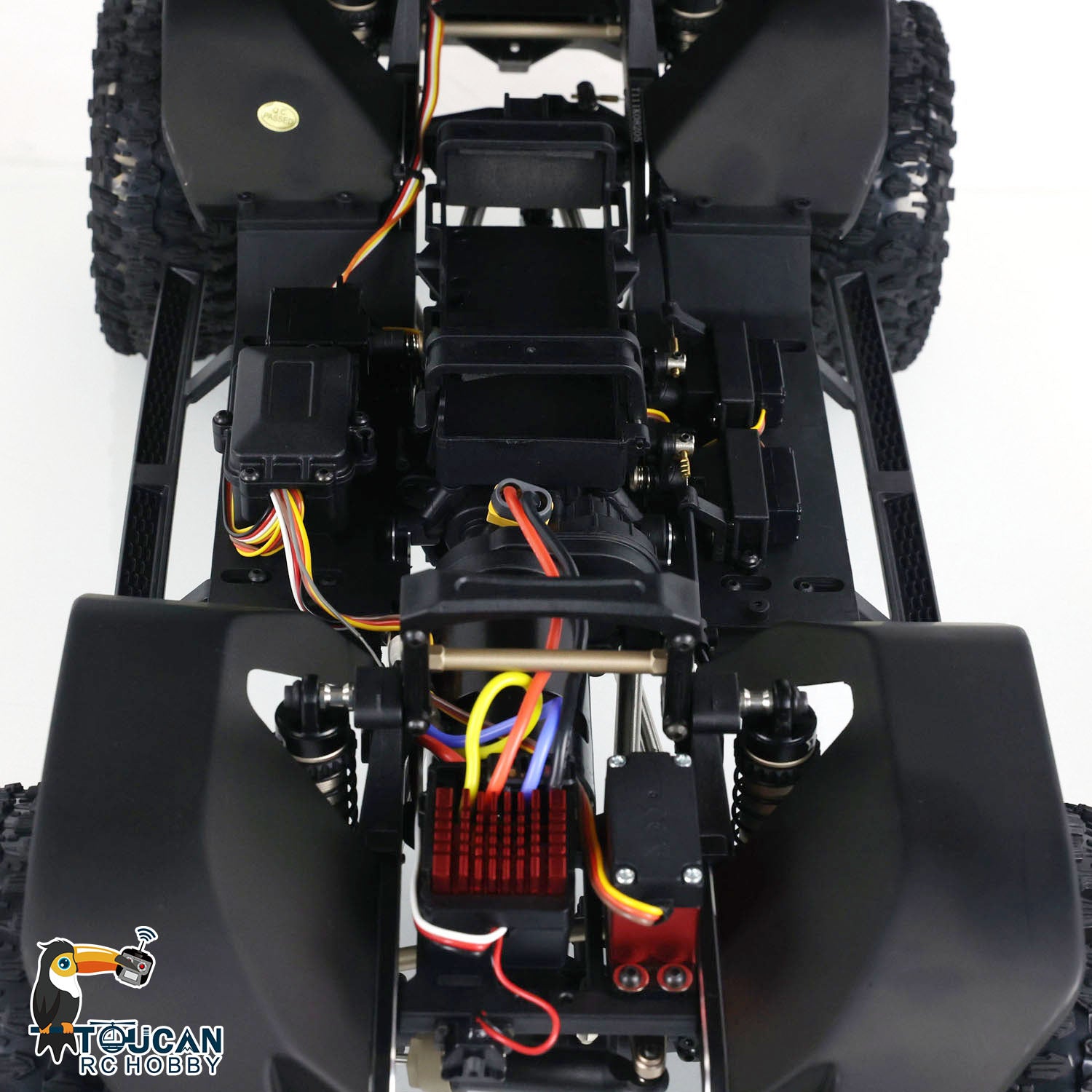 YK4083 V3 1/8 Scale 4WD RC Rock Crawler Off-Road Truck with Servo Motor & ESC - Remote Control Hobby Car for Trail Climbing and Outdoor Adventure
