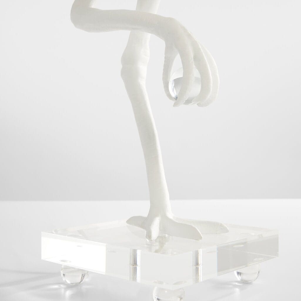 Cyan Design 11460 Ibis Table Lamp in White - Modern Home Decor for Living Room, Bedroom & Office Lighting