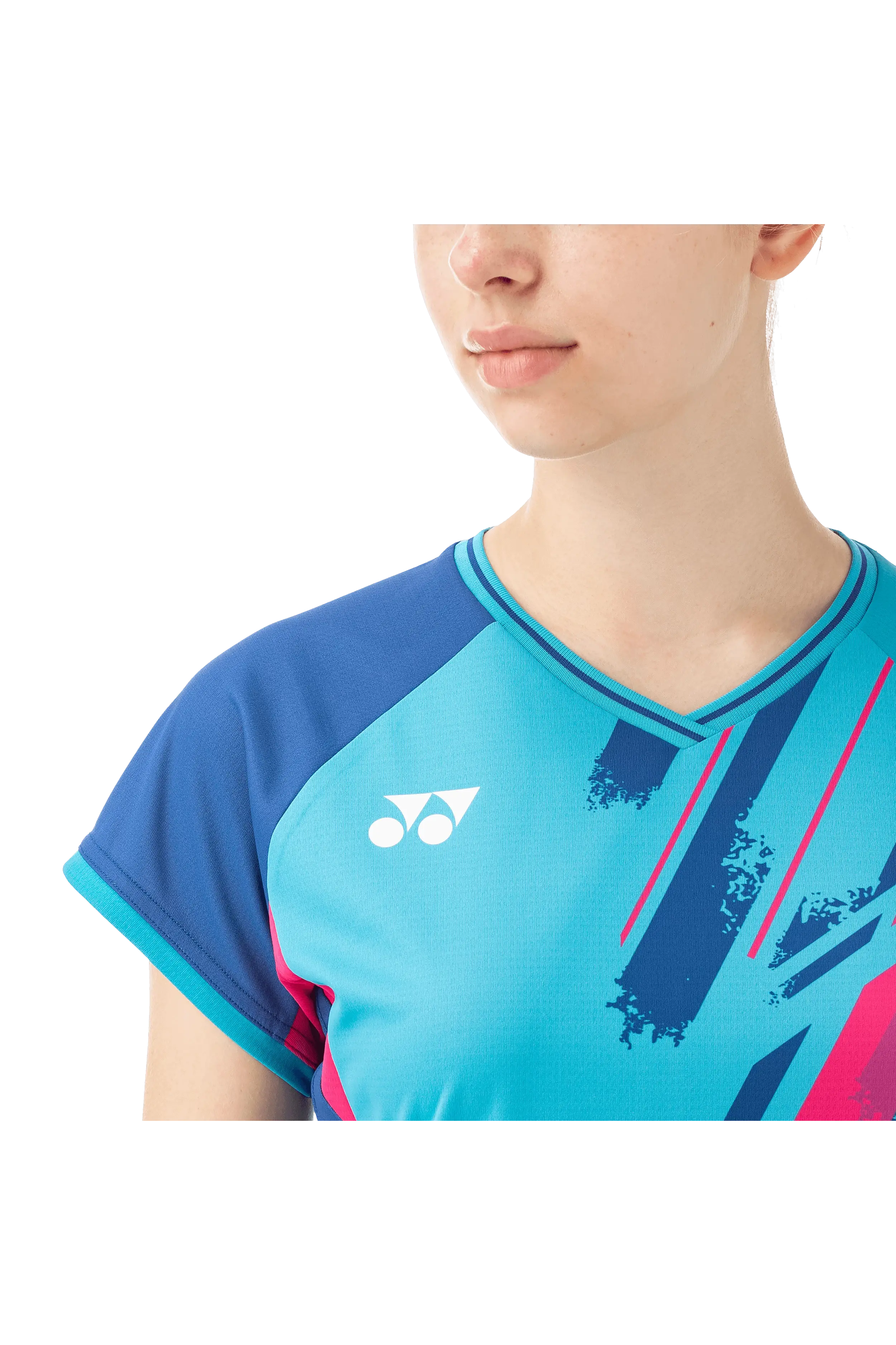Yonex Women's Tournament Tennis Shirt 20640 - Breathable Performance Top for Women in Turquoise - Perfect for Tennis Matches & Training Sessions