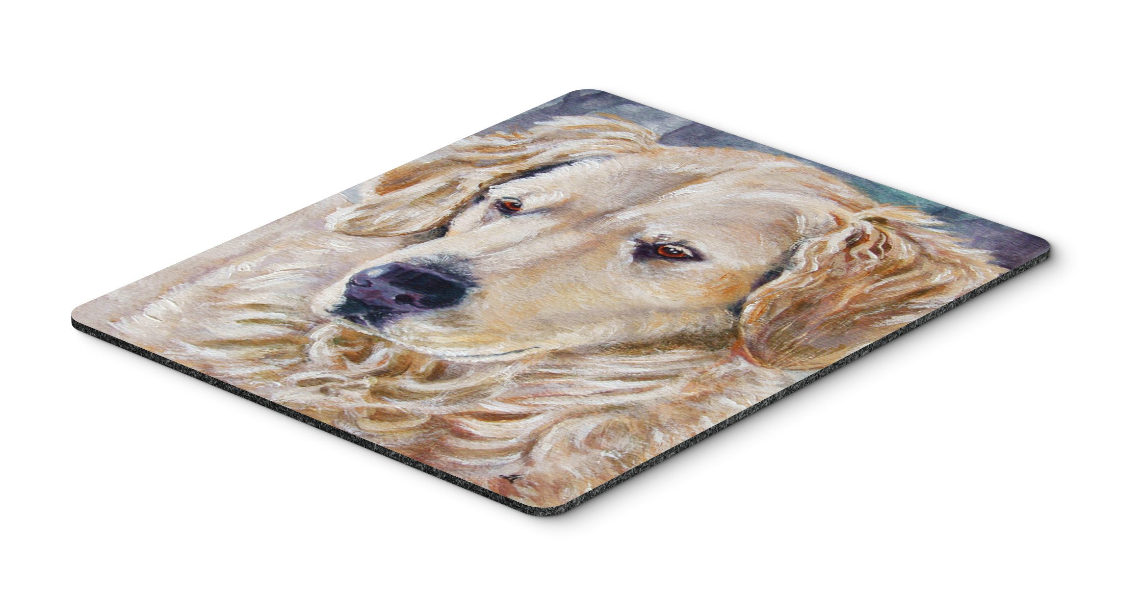Golden Retriever Contemplation Mouse Pad & Hot Pad - Washable Large Mouse Mat for Home Office, Gaming, Computer & Laptop - Perfect for Work, Study & Decor | Caroline's Treasures 7382MP