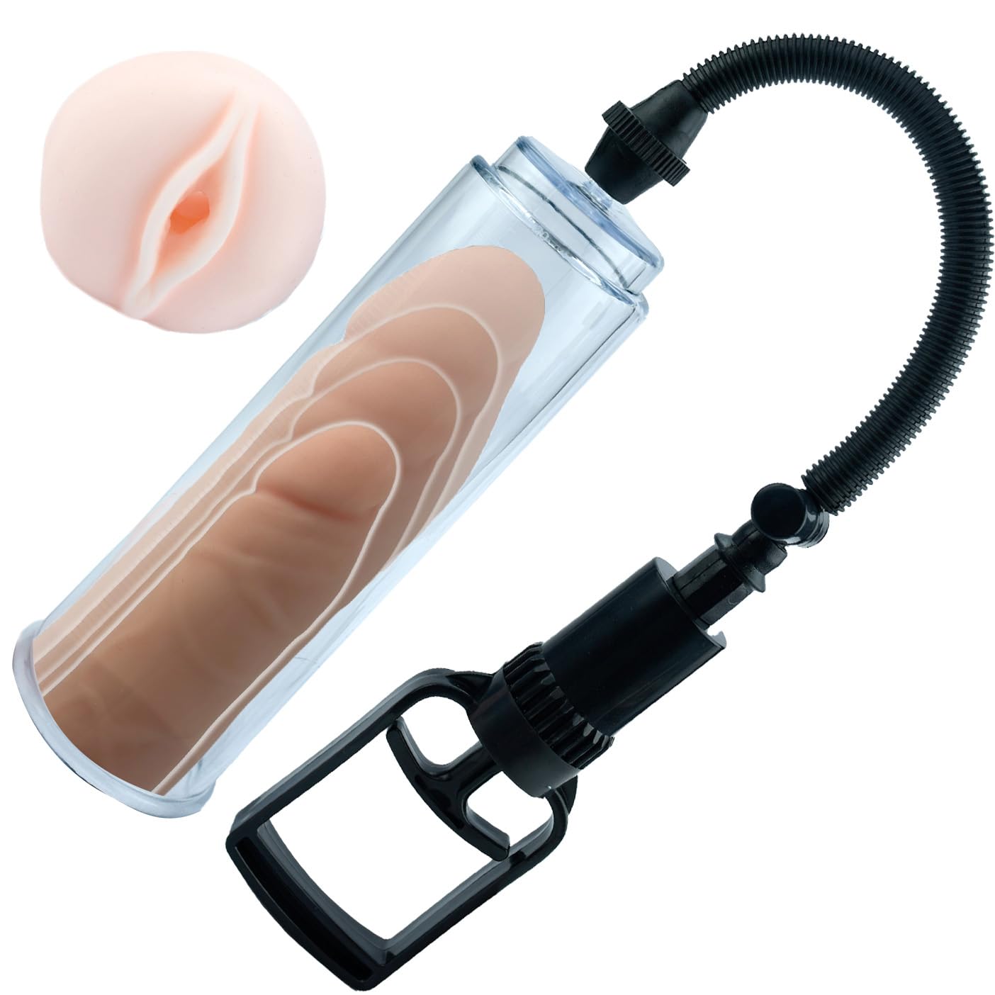 Male Penis Pump Extender - Vacuum Device for Penis Enlargement & Enhancement - Best Sex Toy for Men - Use for Improved Size, Stamina & Pleasure in the Bedroom