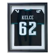 Authentic Jason Kelce Philadelphia Eagles Signed Framed Black Football Jersey - Super Bowl LII Champions - PSA Certified ITP - Perfect for Eagles Fans, Sports Memorabilia Collectors & Man Cave Decor