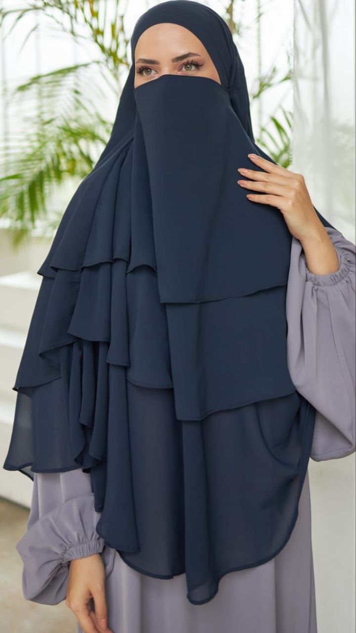 New Arrival Colorful Niqabs - Breathable Lightweight Hijab Scarf for Women | Perfect for Daily Wear, Prayer & Outdoor Activities